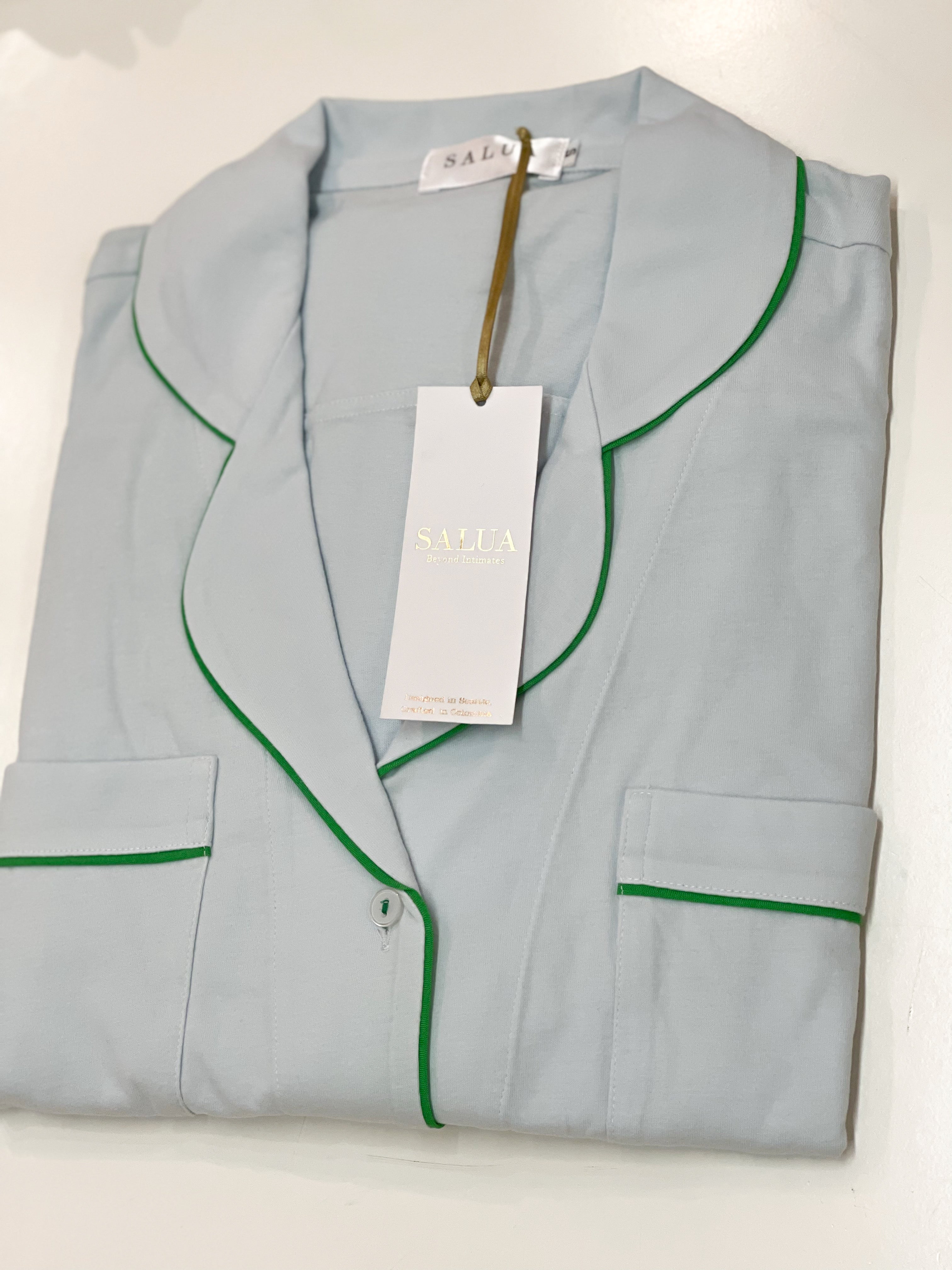Long Luxury Sleep Shirt in Brushed Pima Cotton -Limited Colors