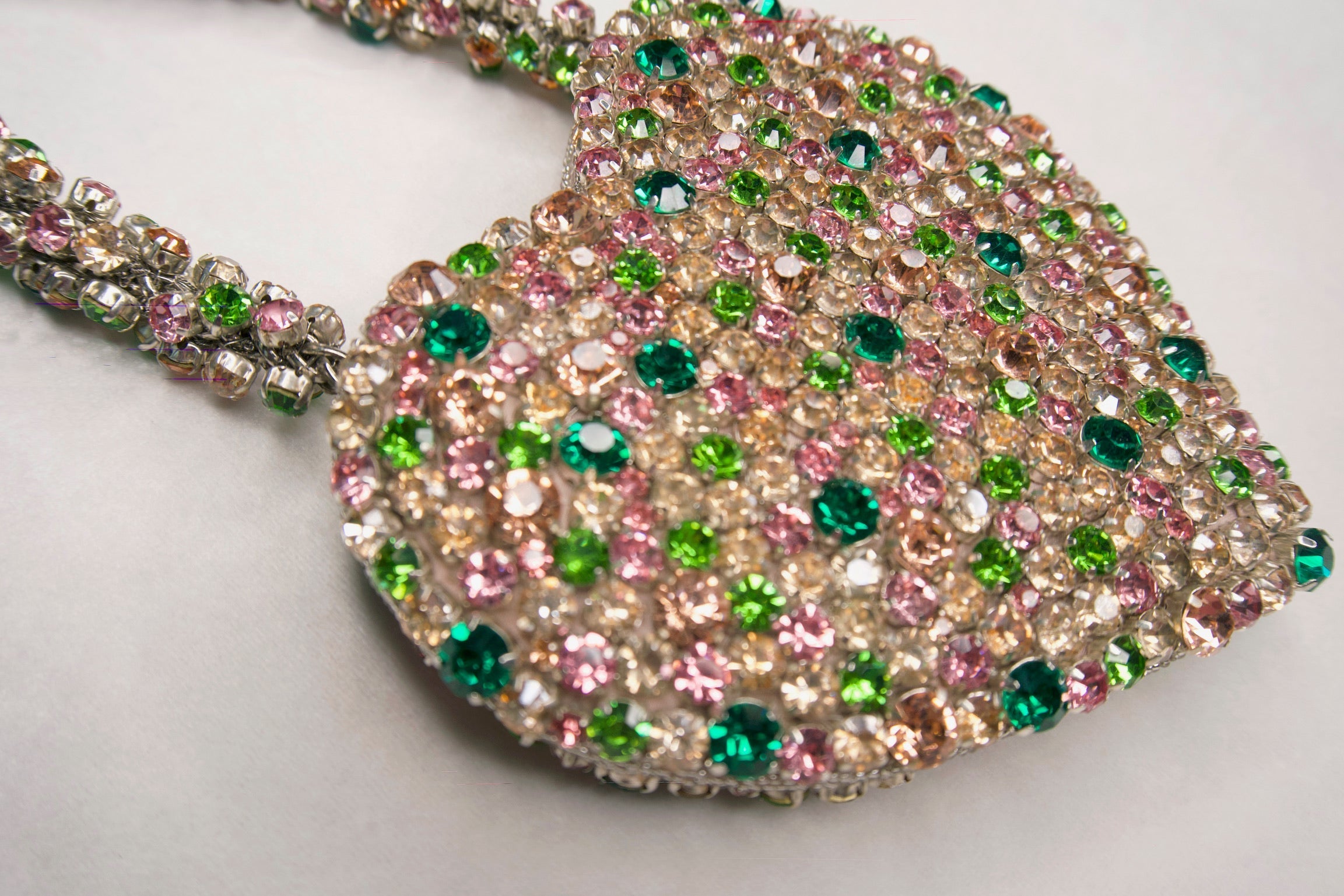 Beaded Mini Heart Bag by Lara New York