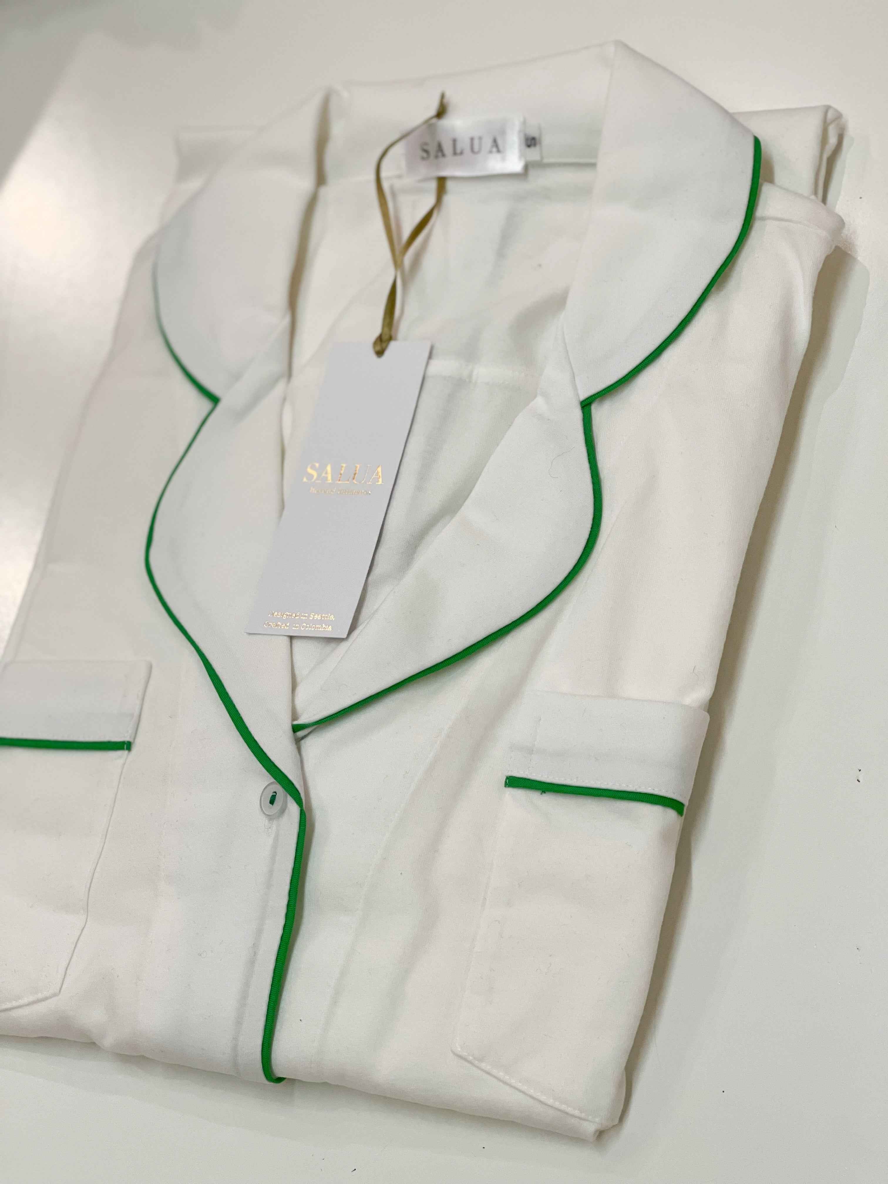 Long Luxury Sleep Shirt in Brushed Pima Cotton -Limited Colors