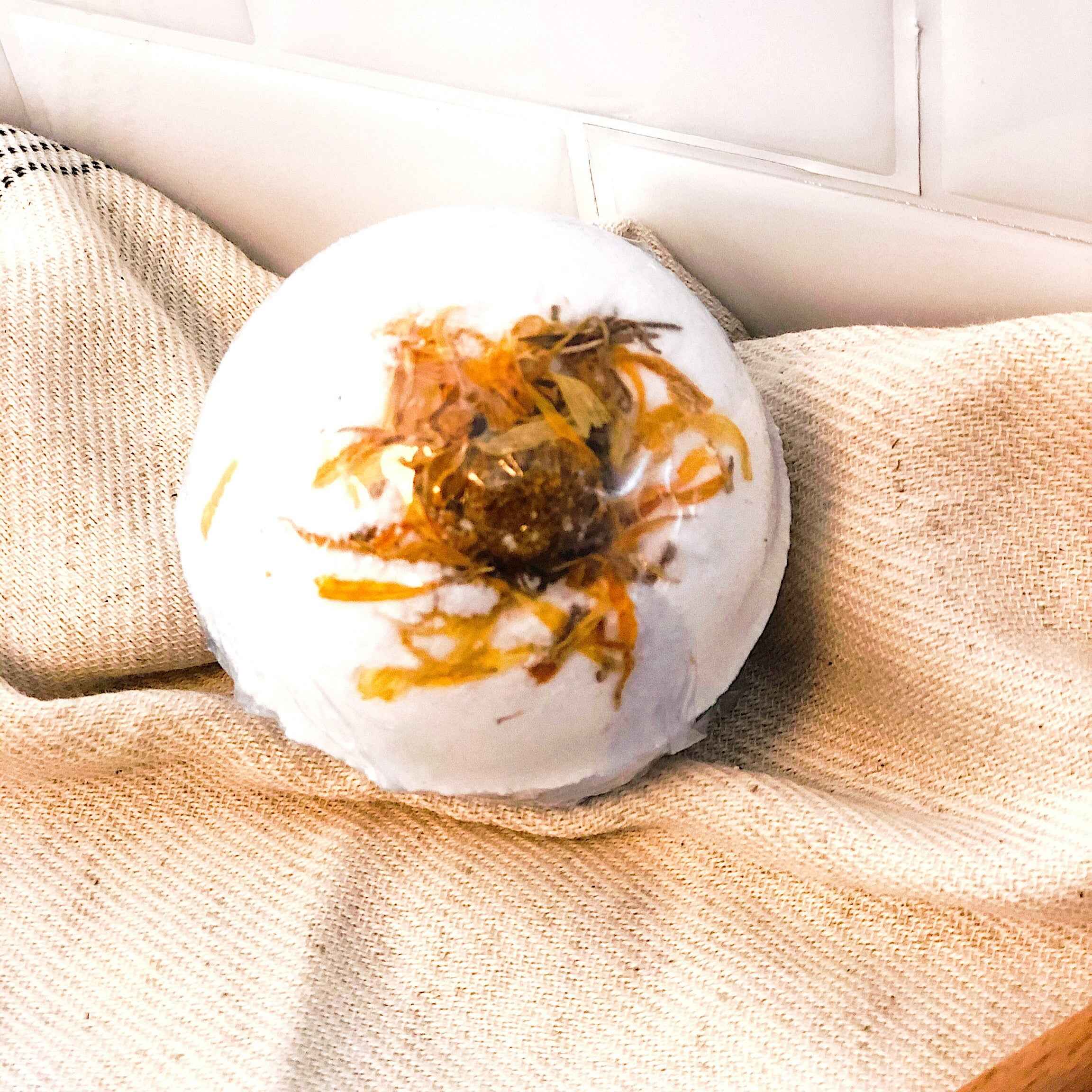 Organic Bath Bomb Sick Baby Bomb- Organic Bath Fizzie For Baby by Butter Me Up Organics