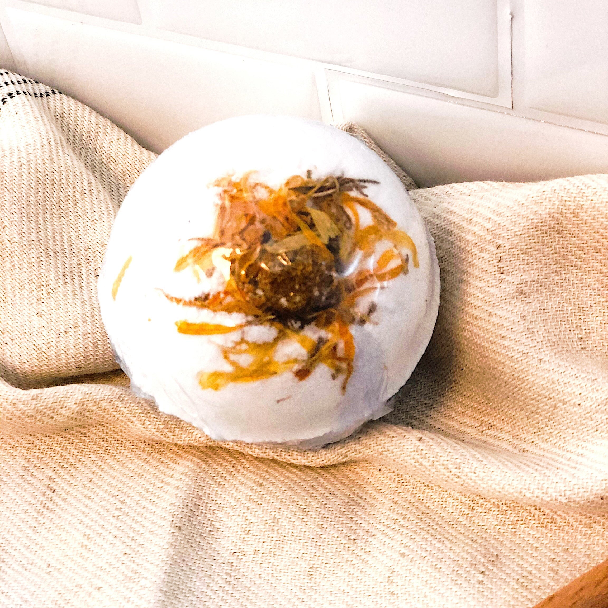 Organic Bath Bomb Sick Bomb Bath Fizz by Butter Me Up Organics
