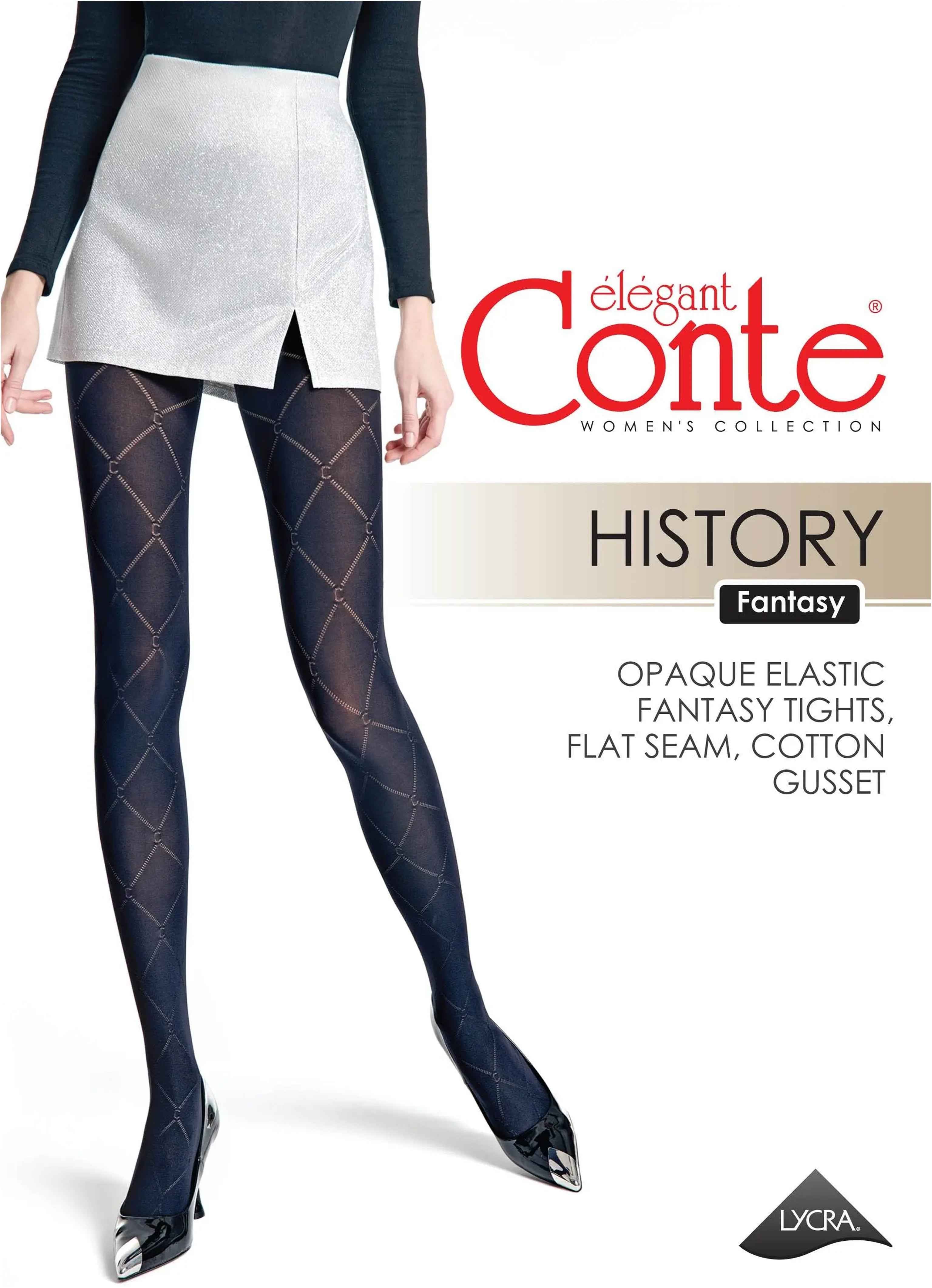Fantasy Tights Conte History - Diamond Pattern