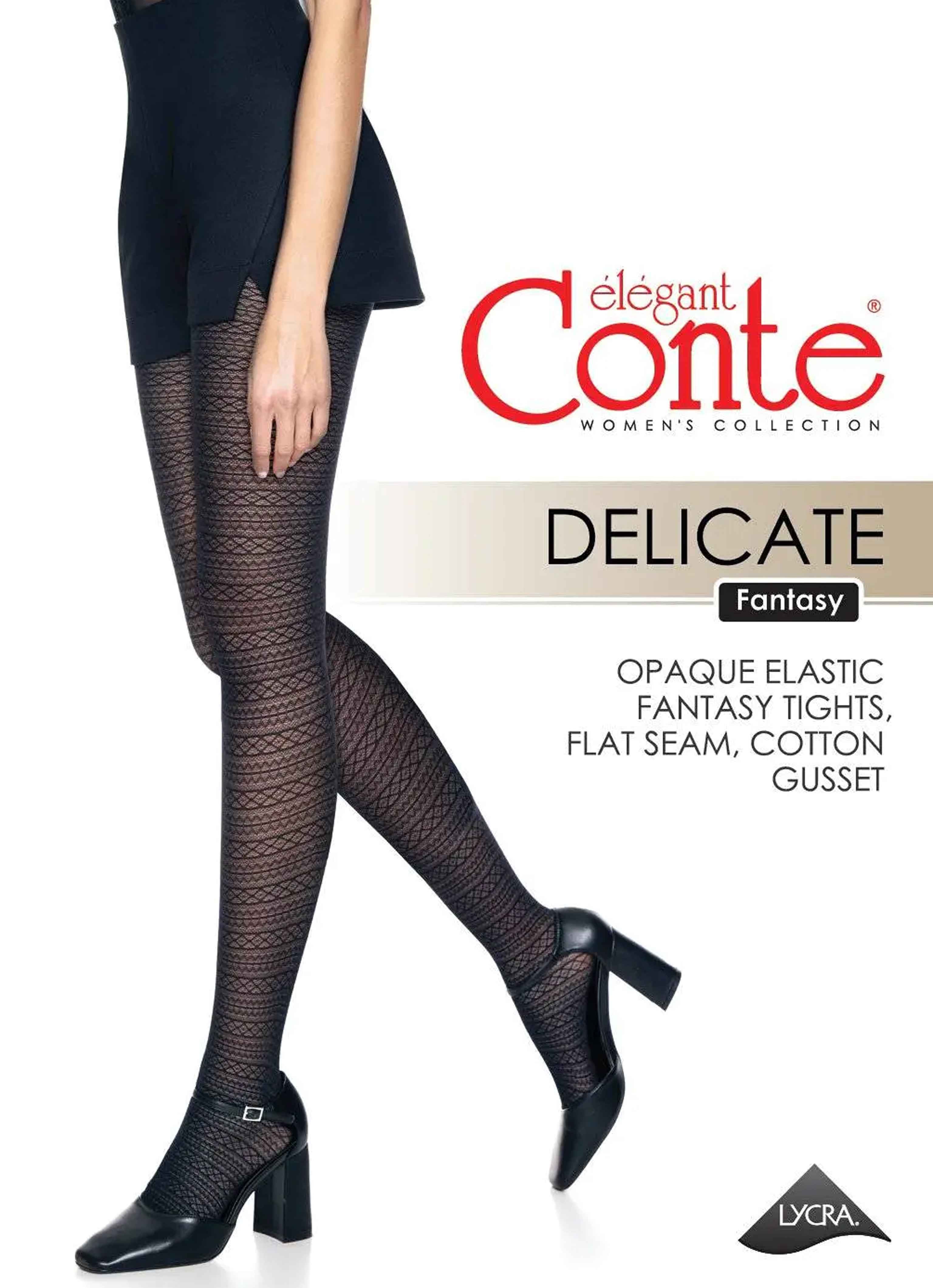 Fantasy Tights Conte Delicate - Lace Pattern