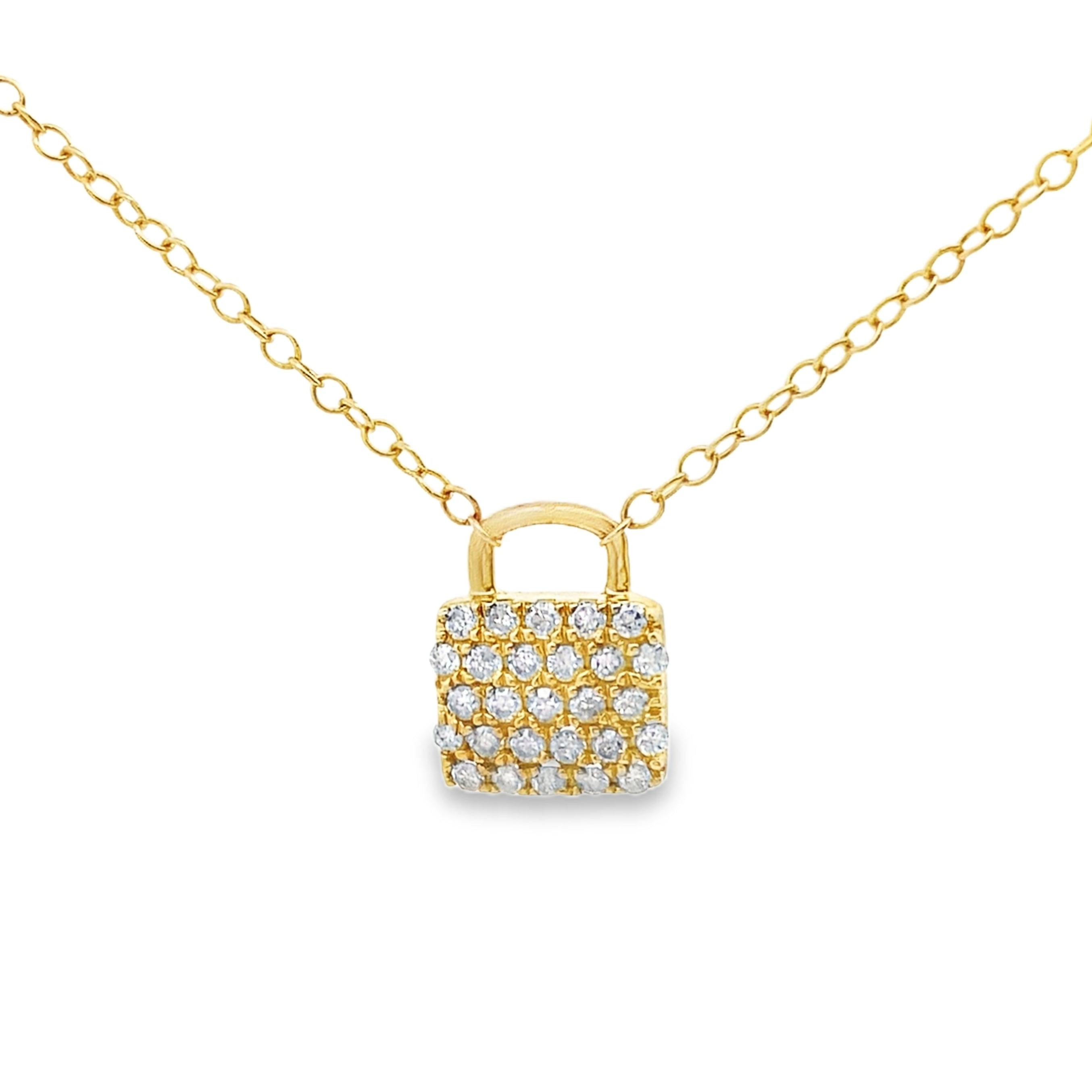 Natural .20ct Diamond Fashion Pendants 10KT Yellow Gold by Bids.com