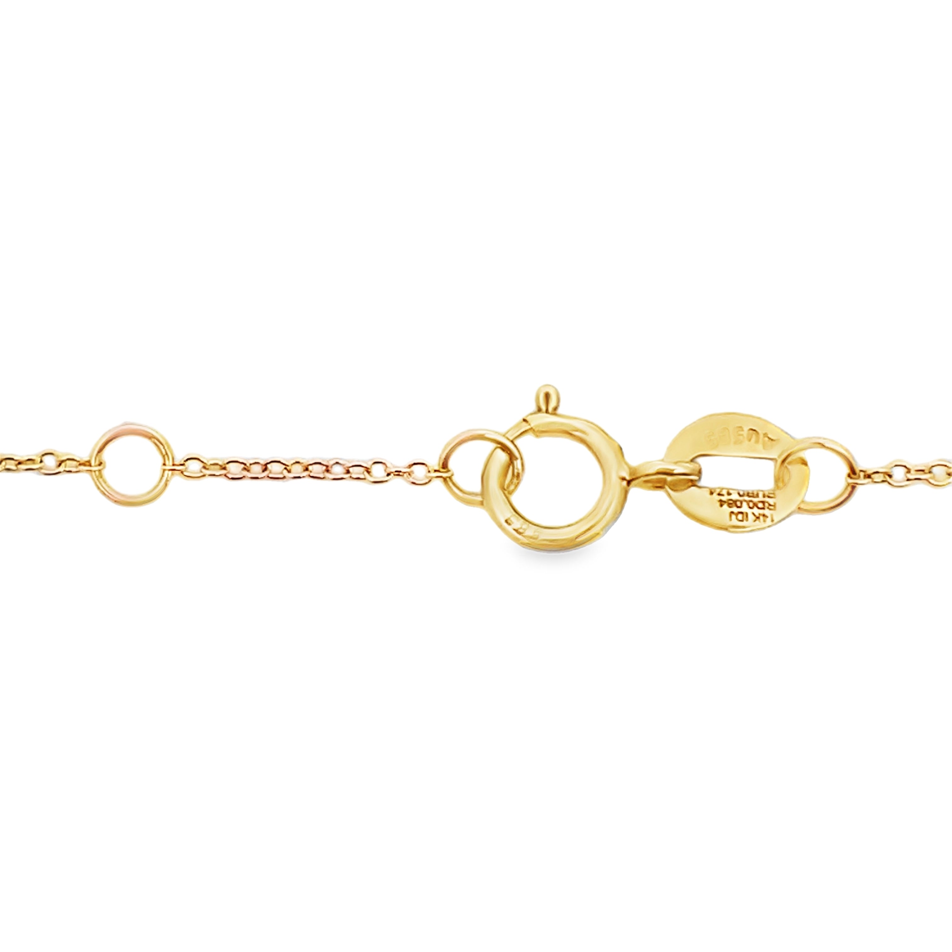 Natural .25ct Ruby Diamond Bracelet 14KT Yellow Gold by Bids.com