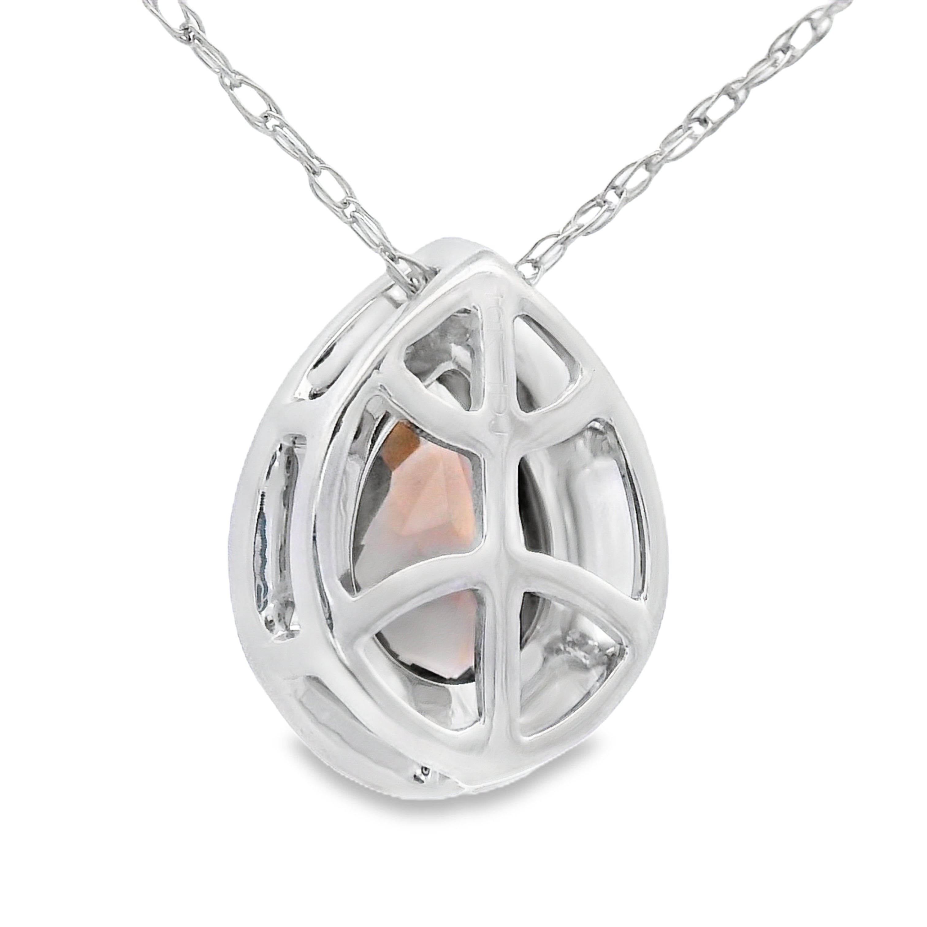.39ct Quartz Diamond Fashion Pendants 10KT White Gold by Bids.com