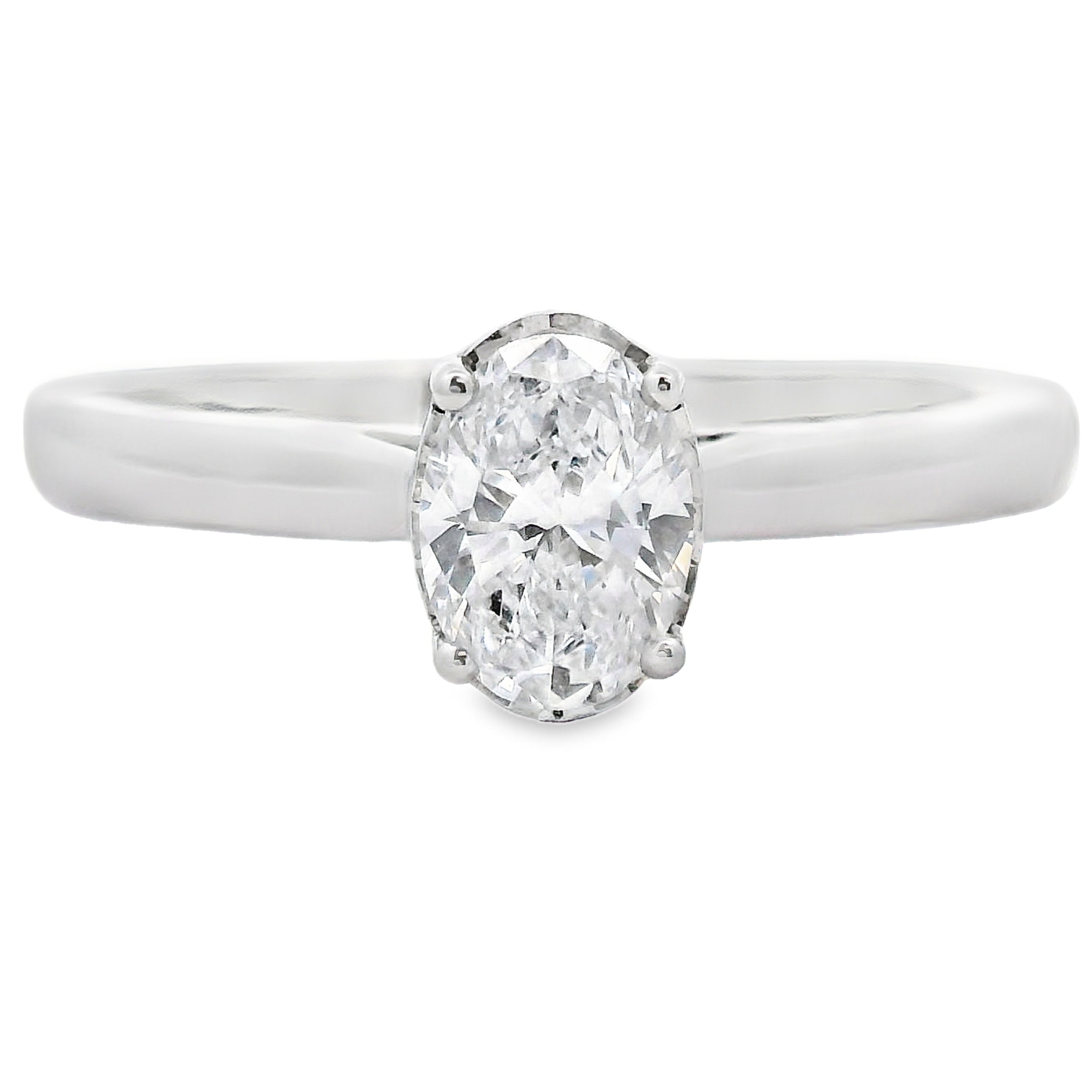 Genuine .50ct Lab Grown Diamond 10KT White Gold