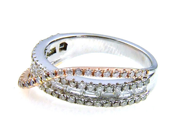 Natural 1.00ct Diamond Ring 14KT White Gold by Bids.com