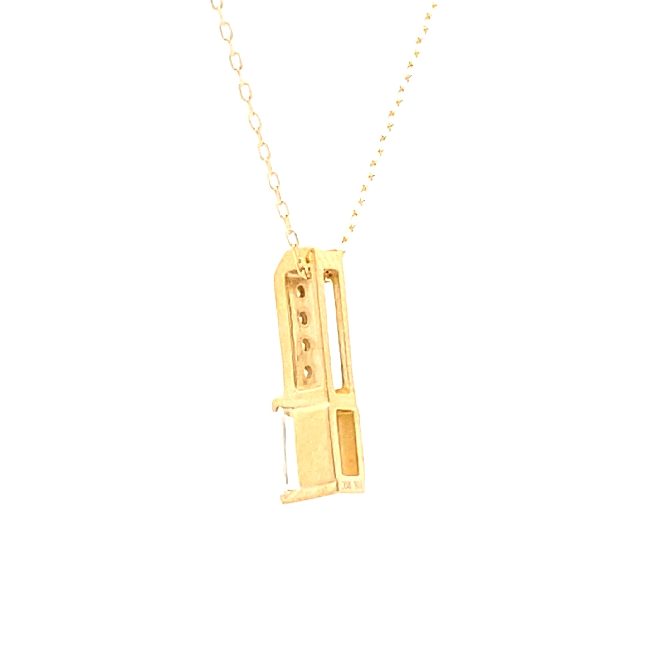 .06ct Zircon Diamond Fashion Pendants 10KT Yellow Gold by Bids.com