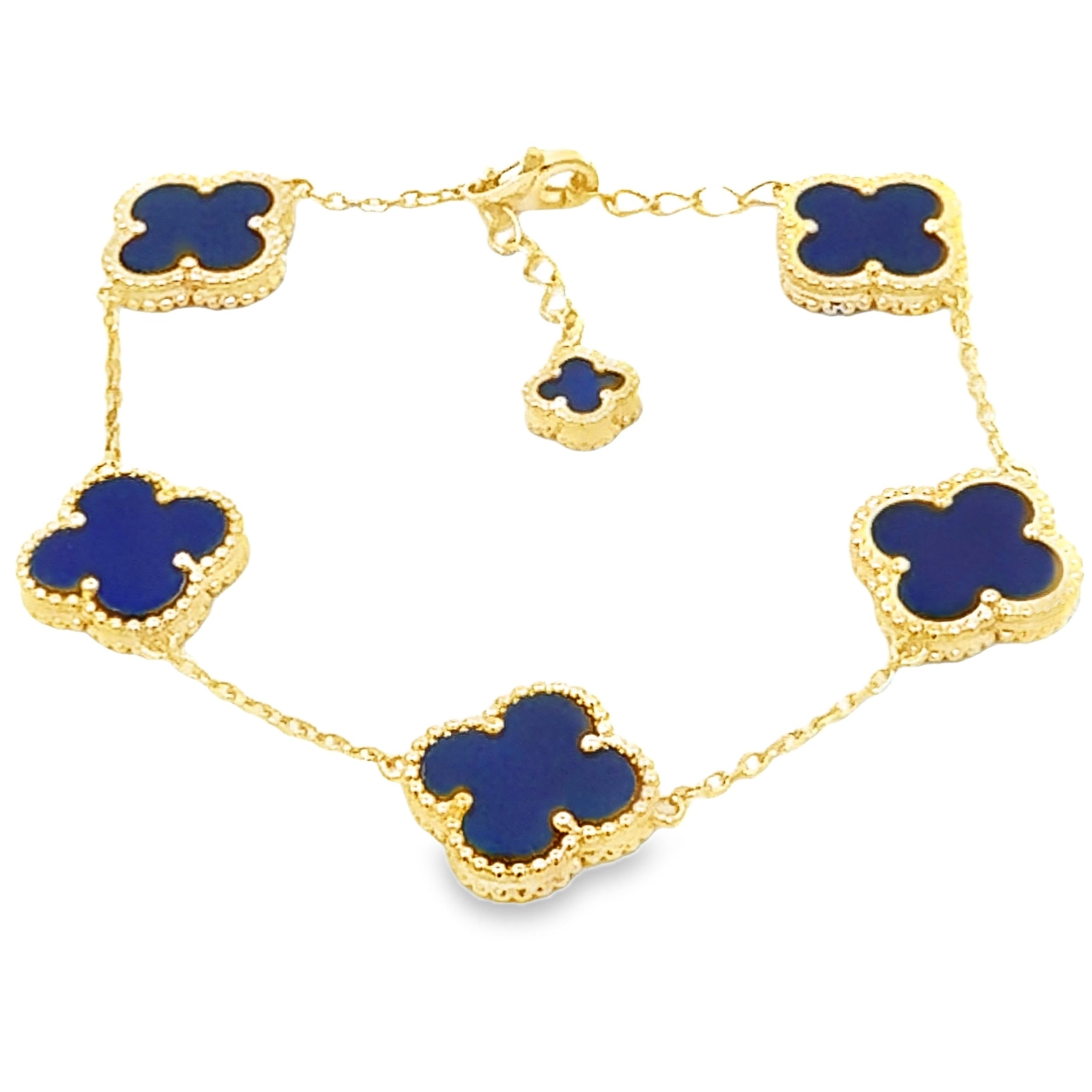 Genuine Lapis Lazuli Bracelet Sterling Silver by Bids.com