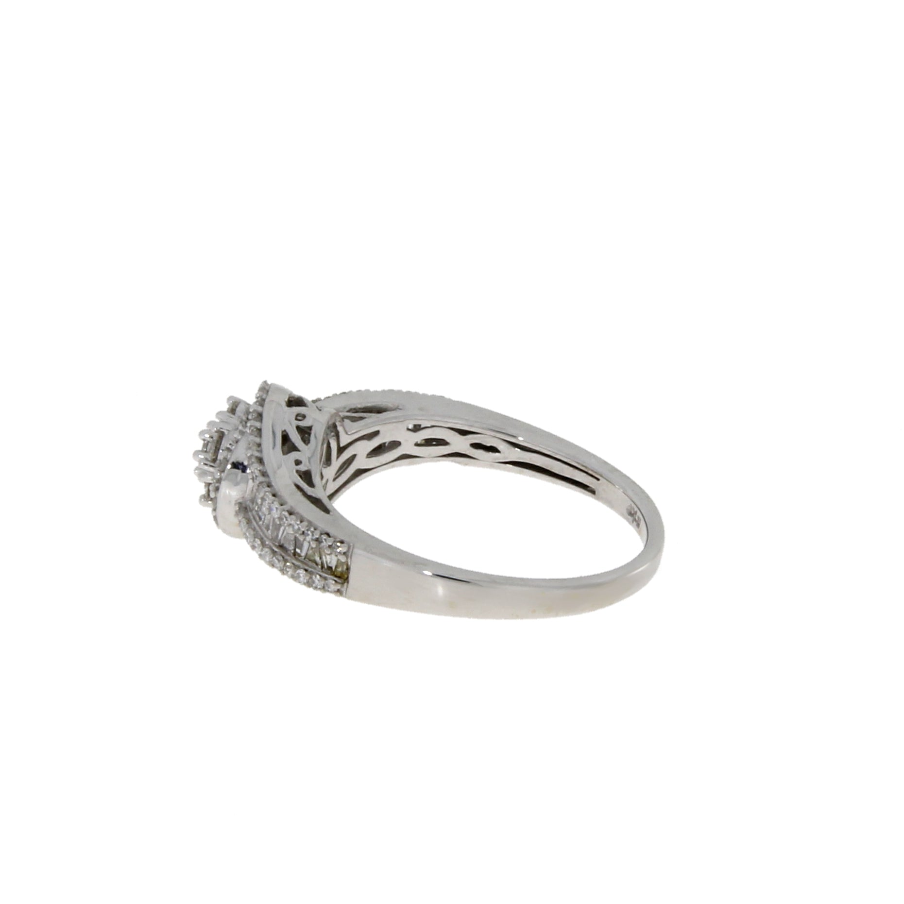 Genuine .50ct Diamond Eng Only 10KT White Gold by Bids.com