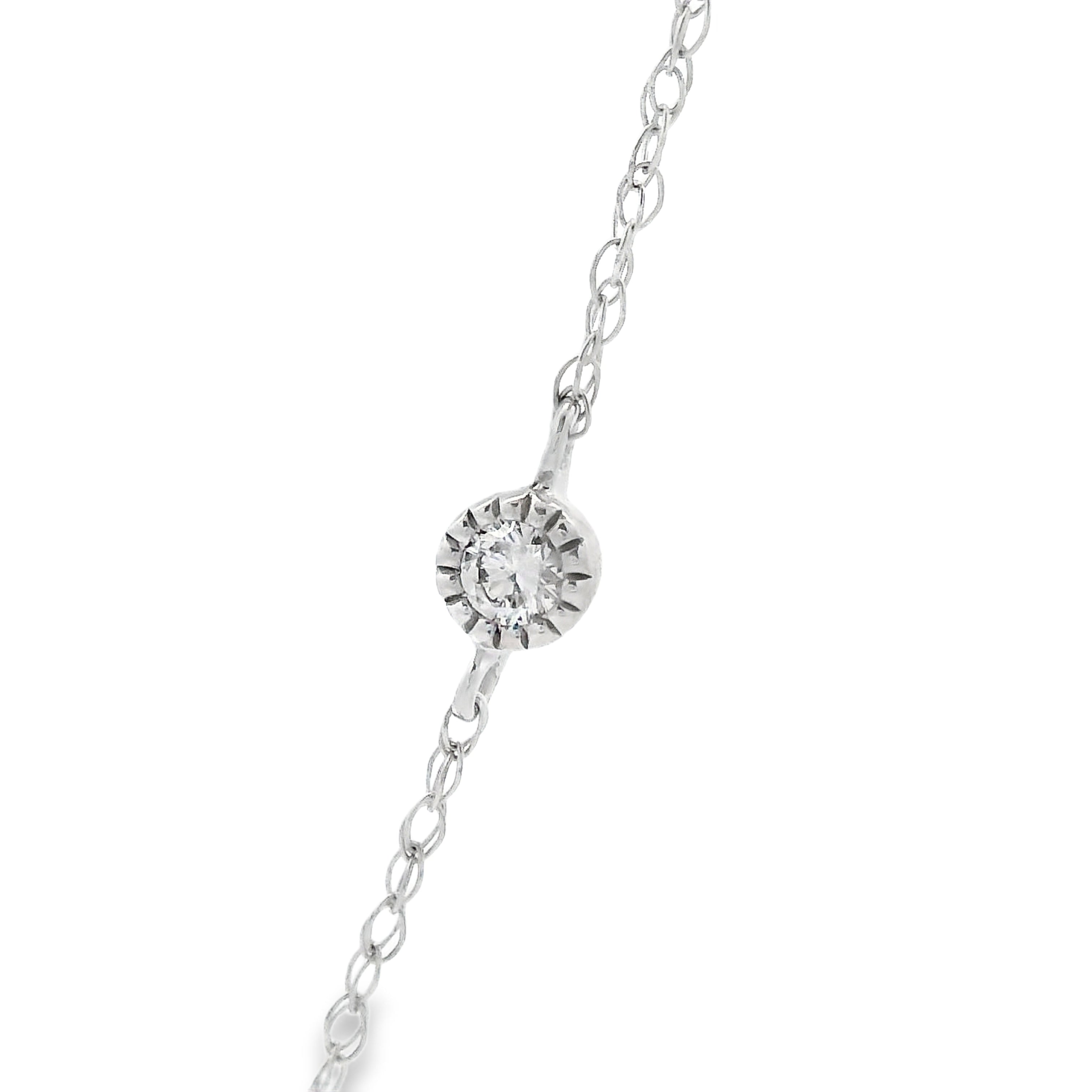 Natural .31ct Diamond Fashion Pendants 14KT White Gold by Bids.com
