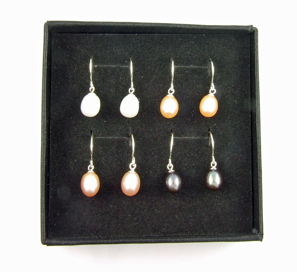 Natural Fresh Water Pearl Jewelry sets Sterling Silver by Bids.com