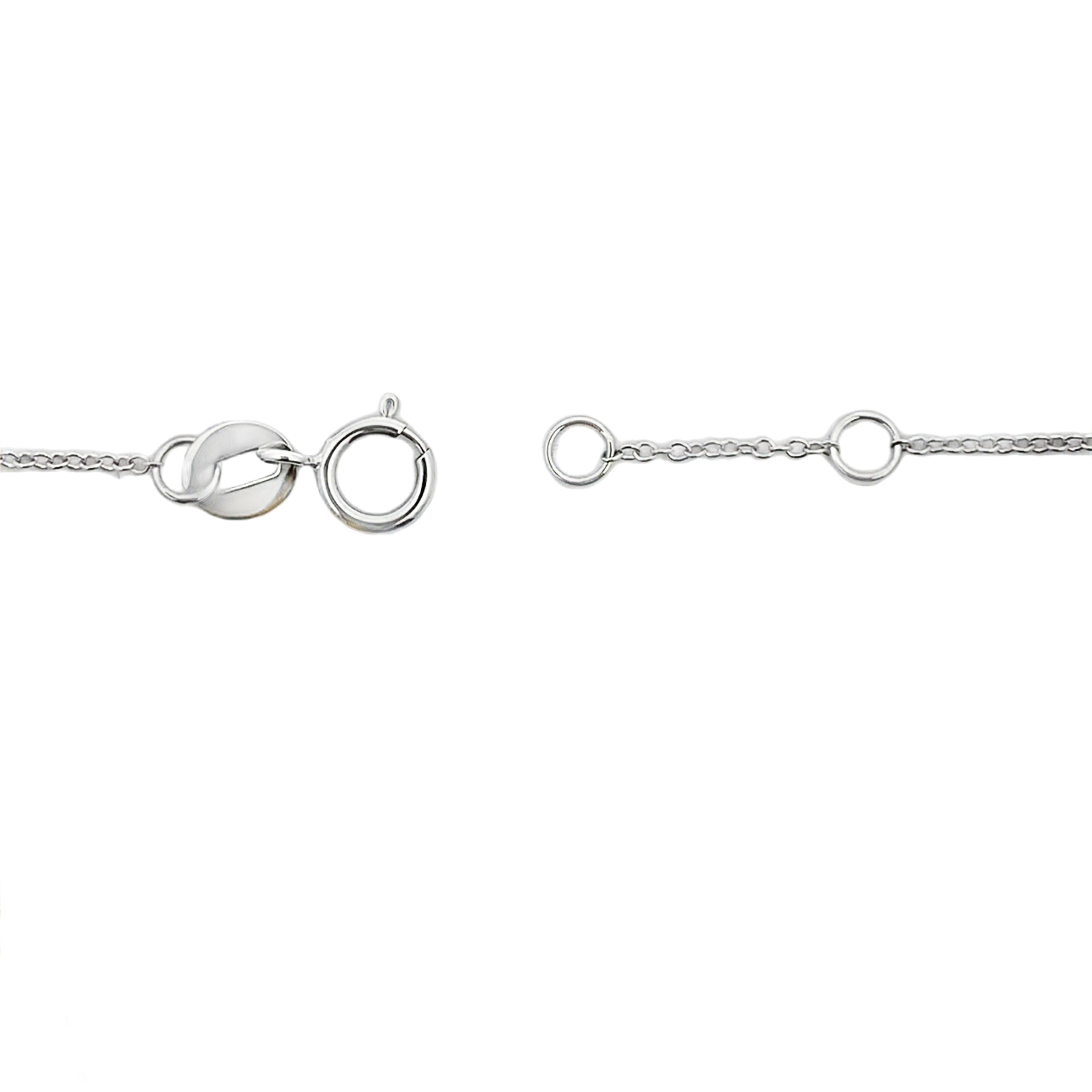 Natural .71ct Ruby Diamond Bracelet 14KT White Gold by Bids.com