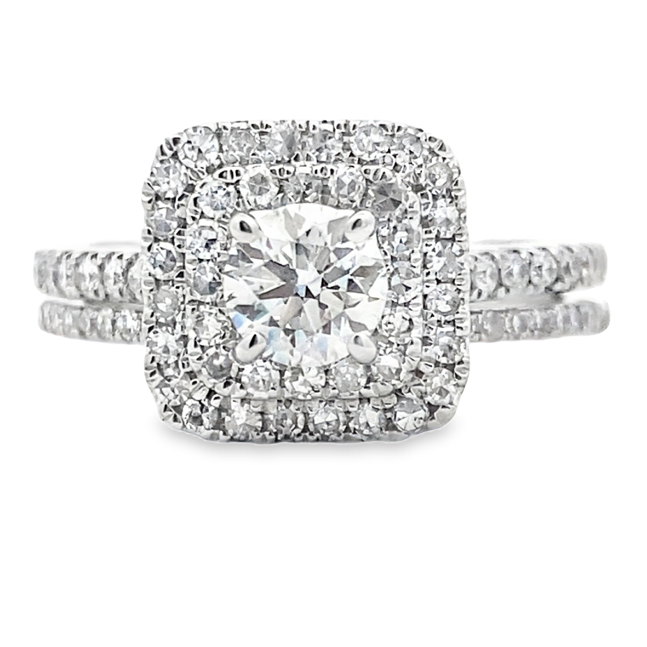 Lab Grown Diamond Fashion band rings 14KT White Gold by Bids.com