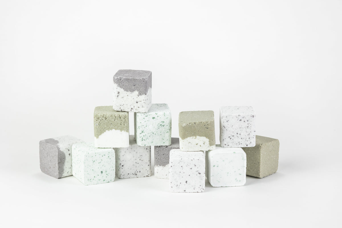 CBD Shower Steamers Gift Set with CBD - 5 Big Fizzies (THC Free) DestGlow