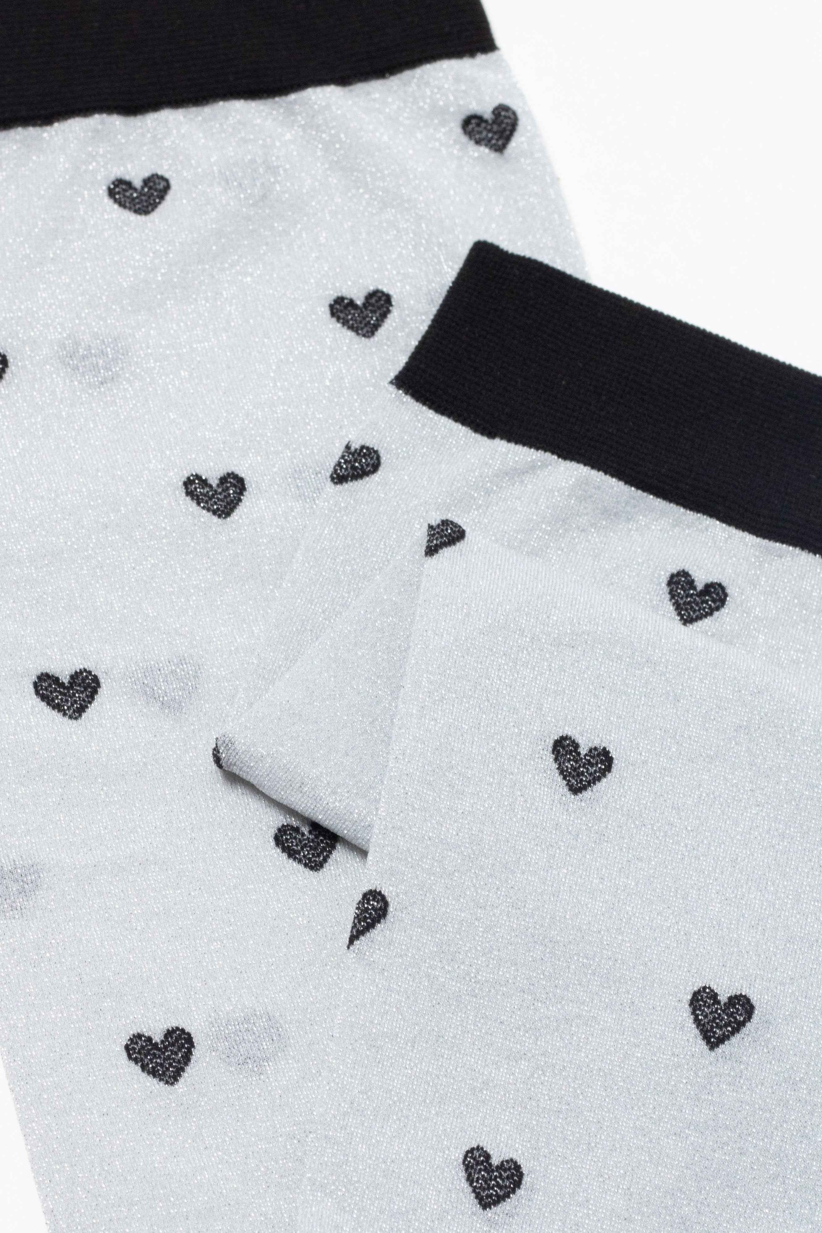 Shimmering Socks Conte Fantasy - "Hearts" Designs