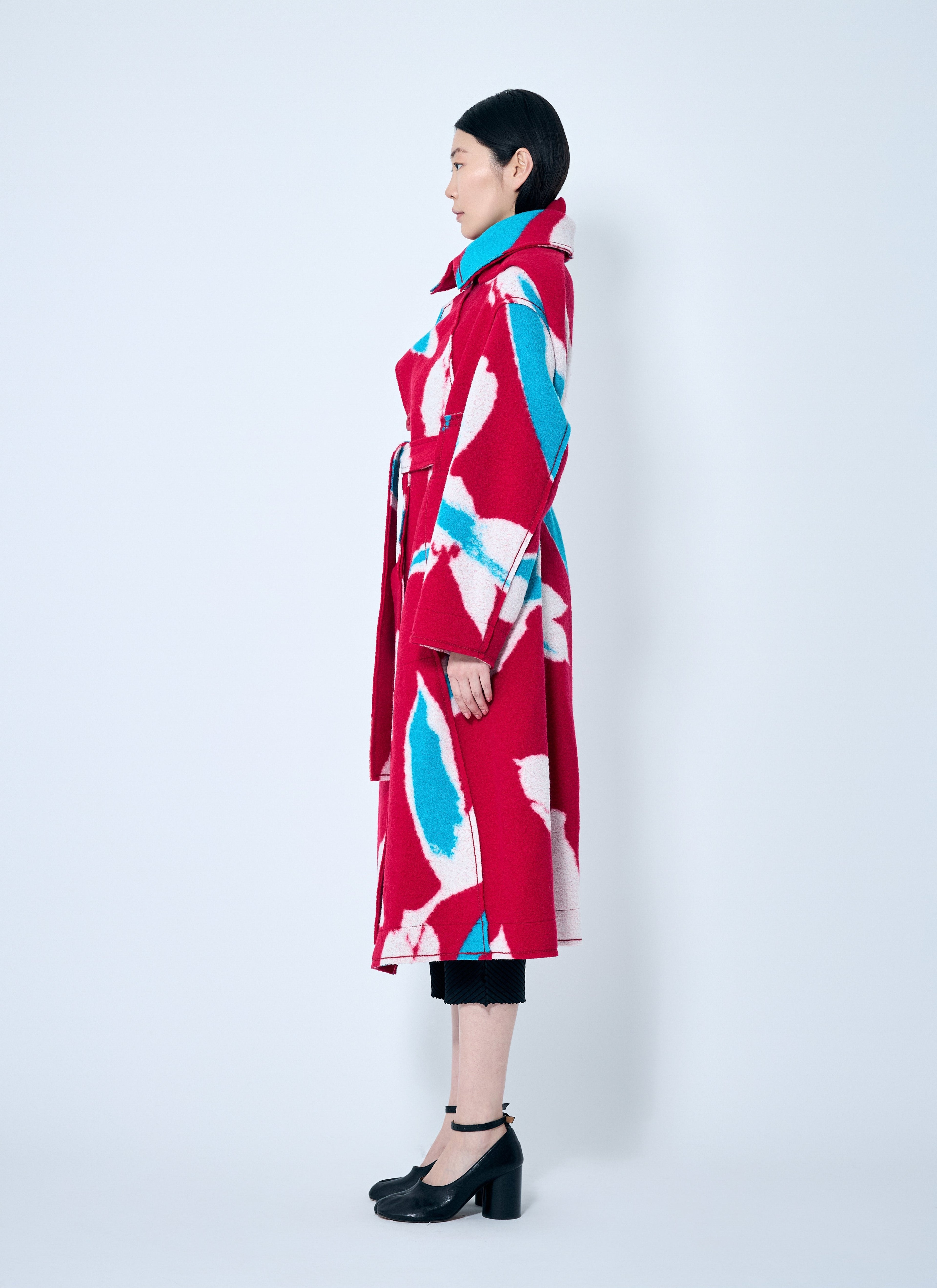 Issey Miyake Women Vigor Long Coat by Luosophy