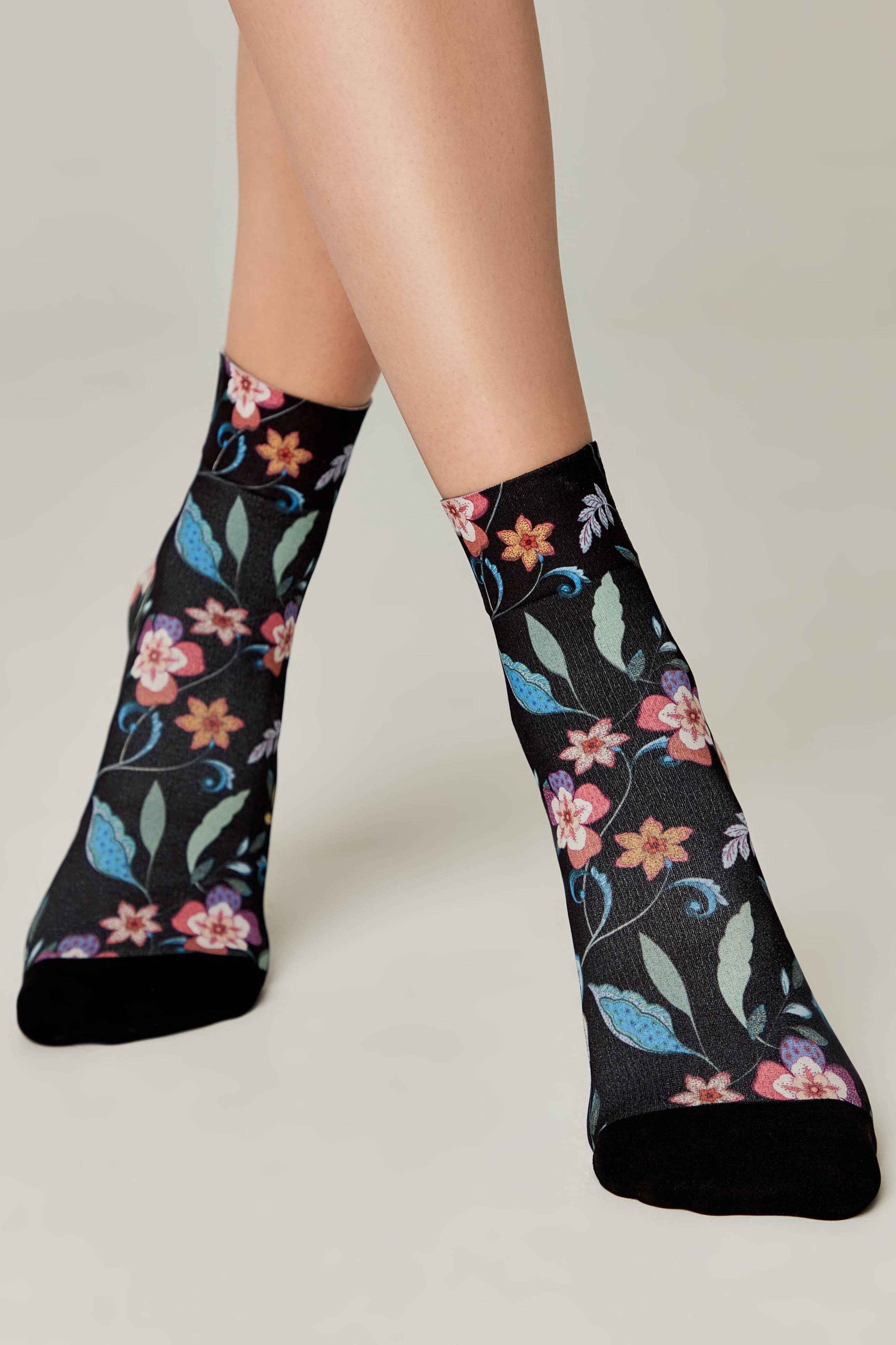 Copy of Socks Conte Fantasy 905 - Flowers