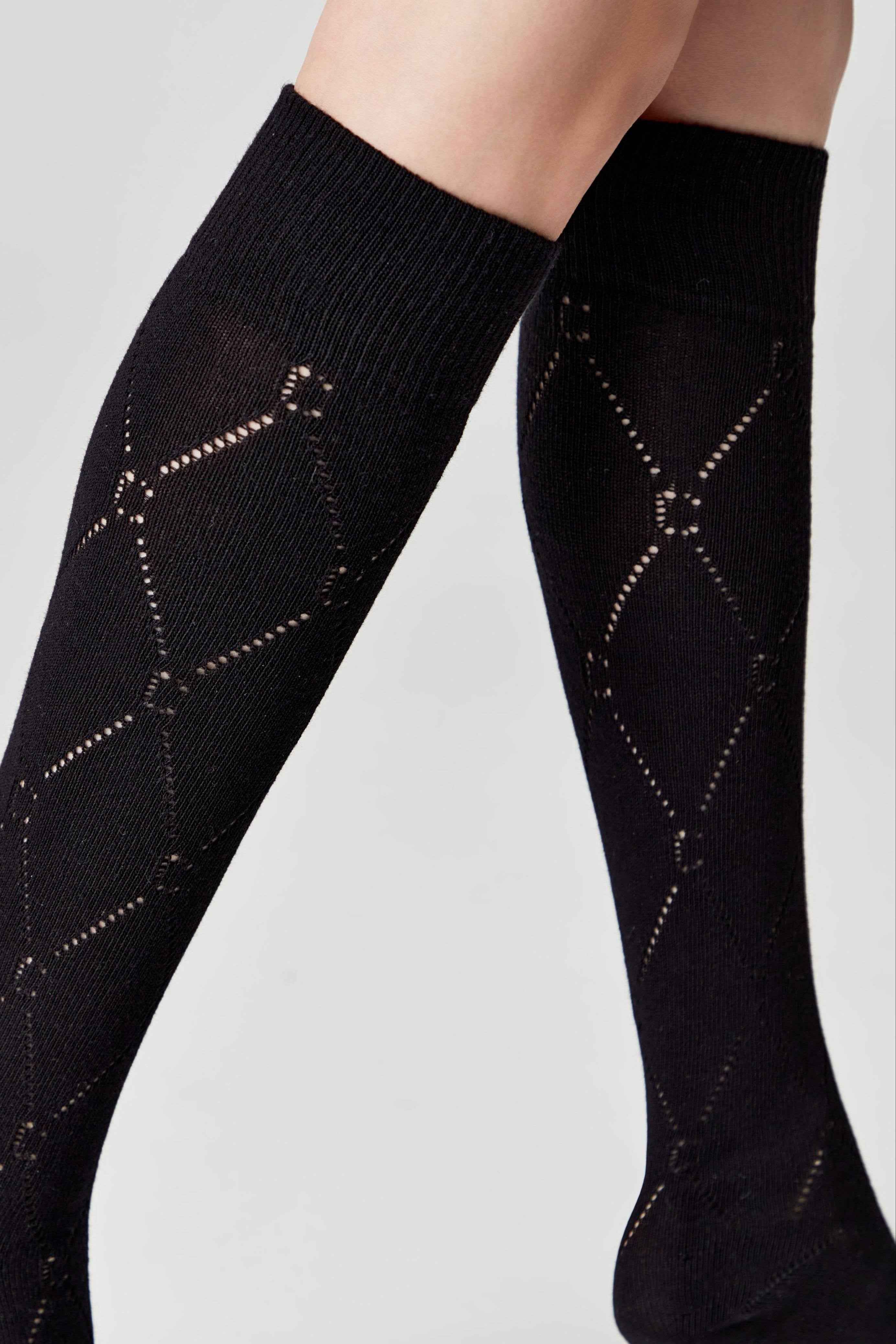 Cotton Knee Highs Conte Classic 007