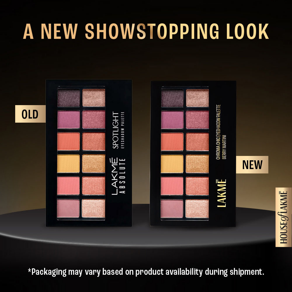 Lakme Glitterati Chroma Chic Eye Shadow Palette - Sundowner