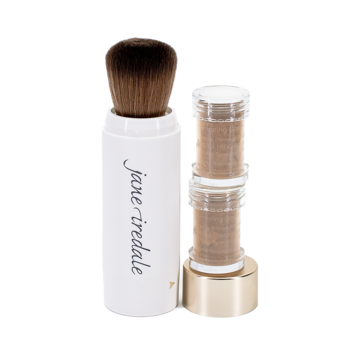 jane iredale Amazing Base Powder Refillable Brush VELVET .18 oz - NEW - DestGlow