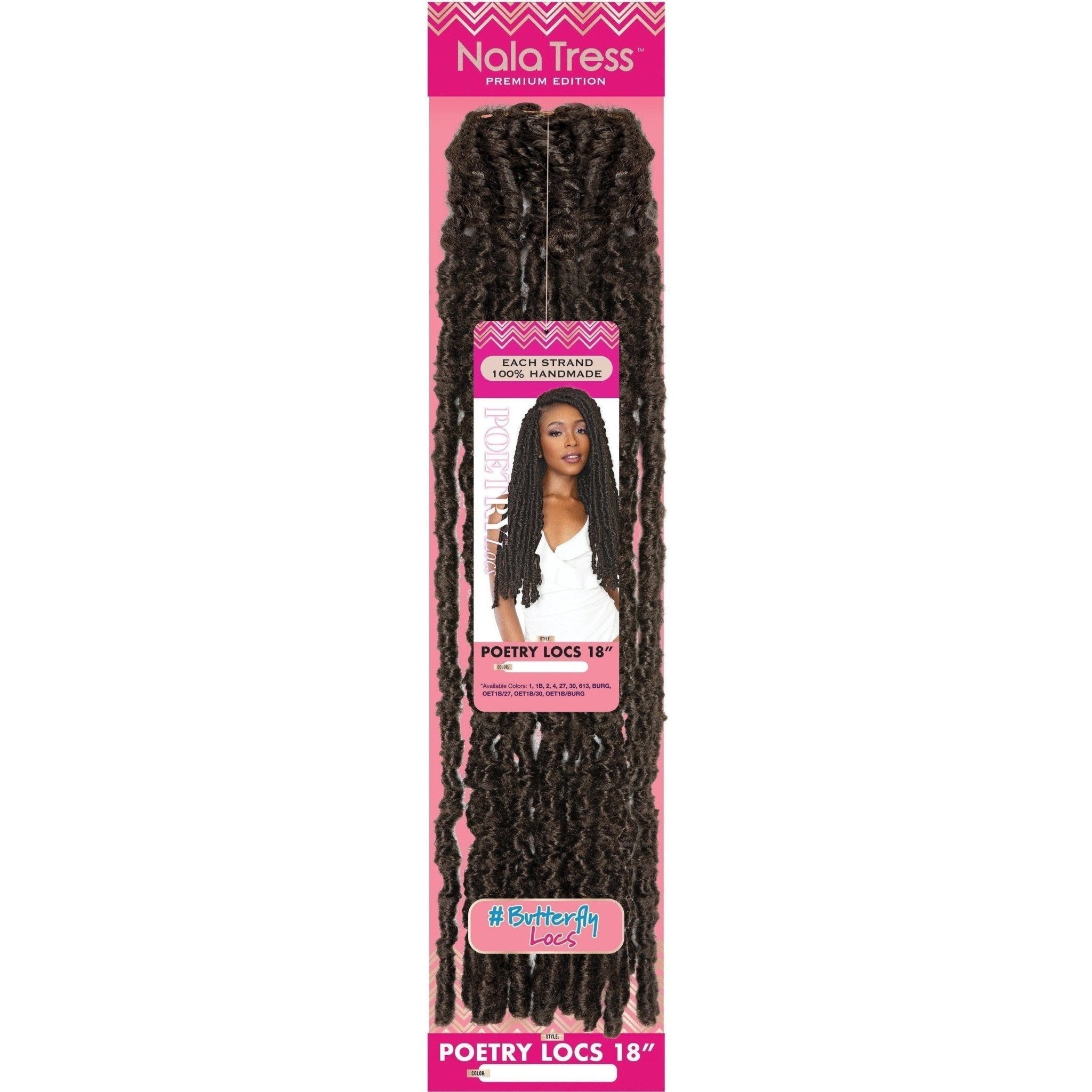 Janet Collection Nala Tress Poetry Locs, 18"