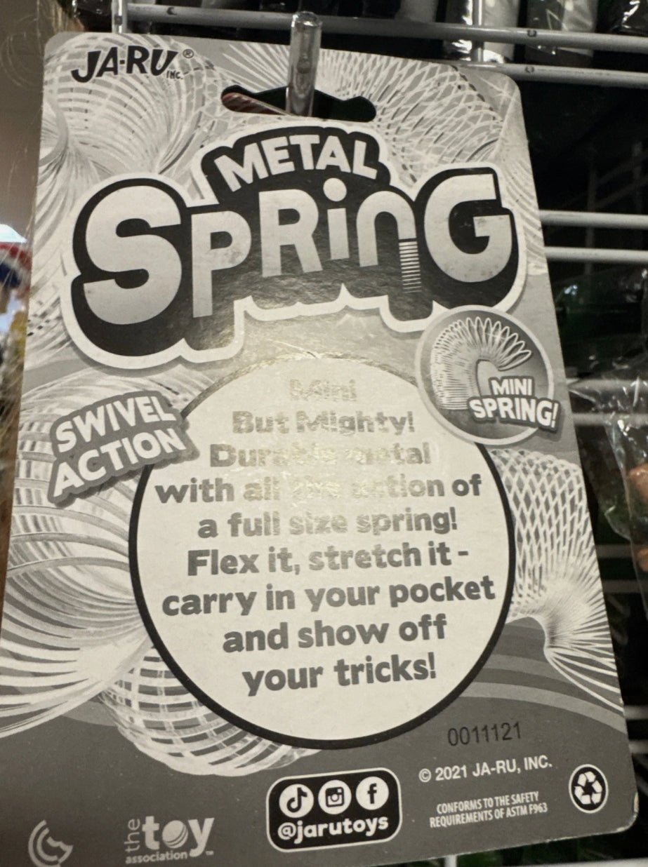 Jaru Mini Metal Spring Toy