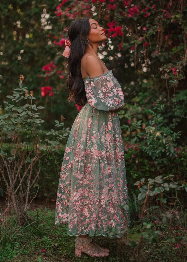 Blushing Meadow Dress by JessaKae