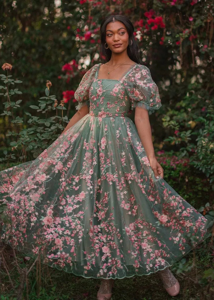 Blushing Meadow Dress by JessaKae