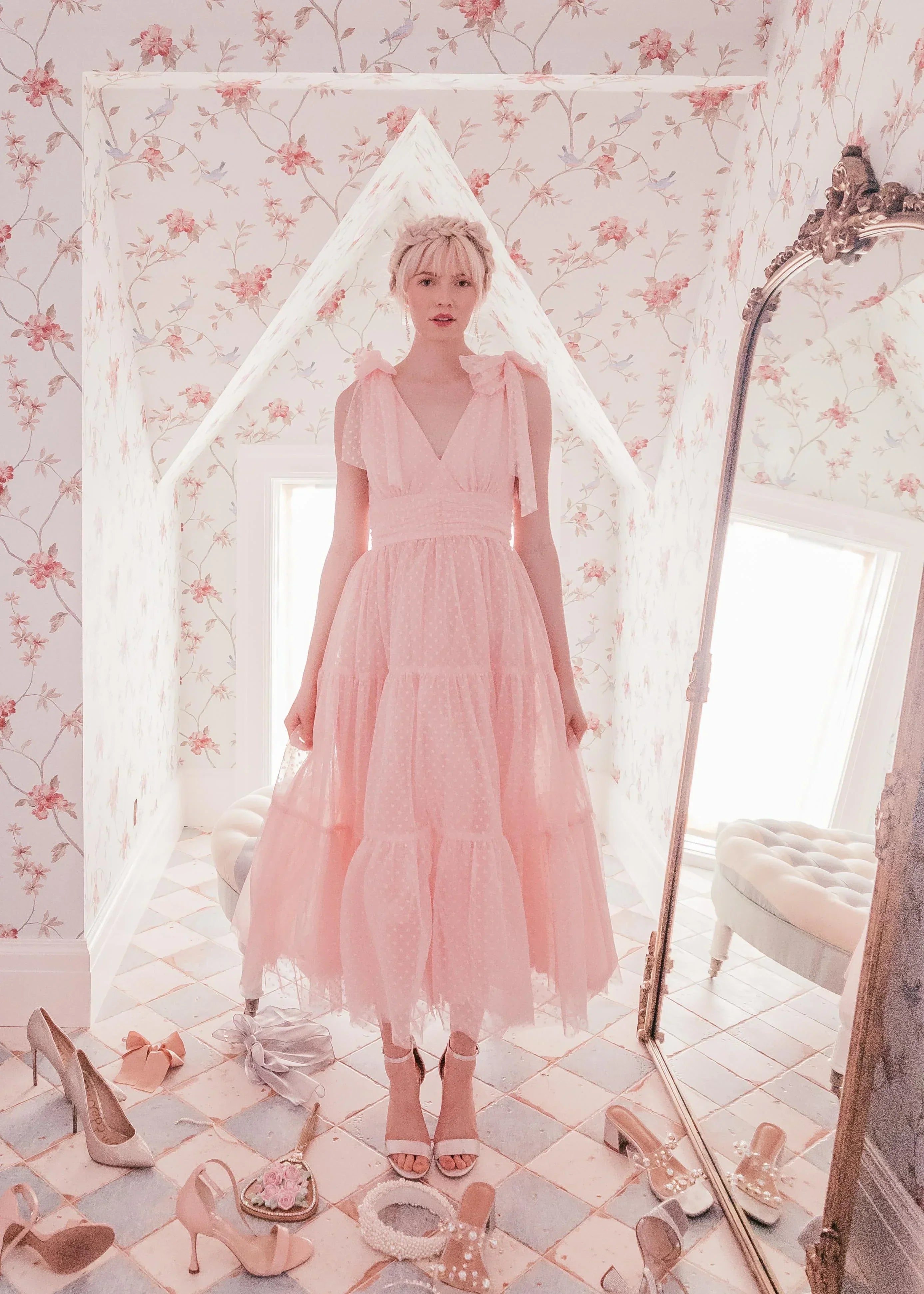 Jeanne Dress Pink by JessaKae