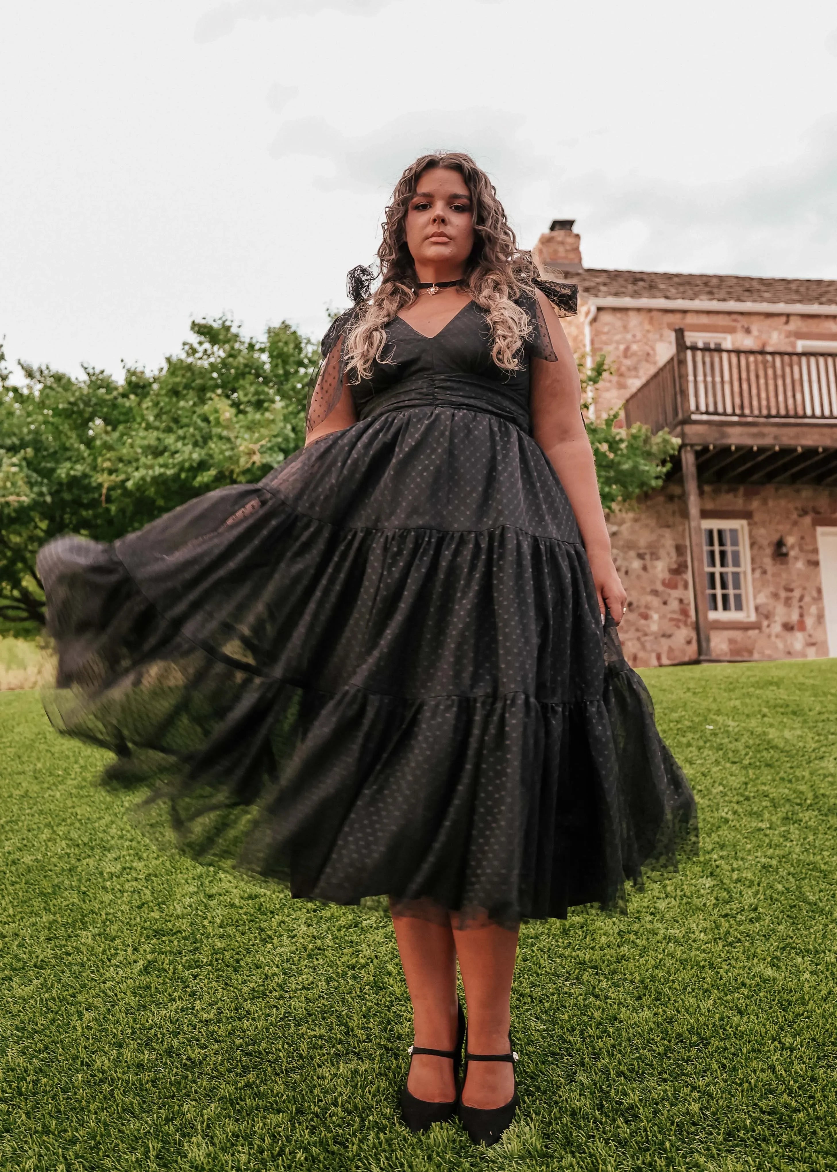 Jeanne Dress Black by JessaKae