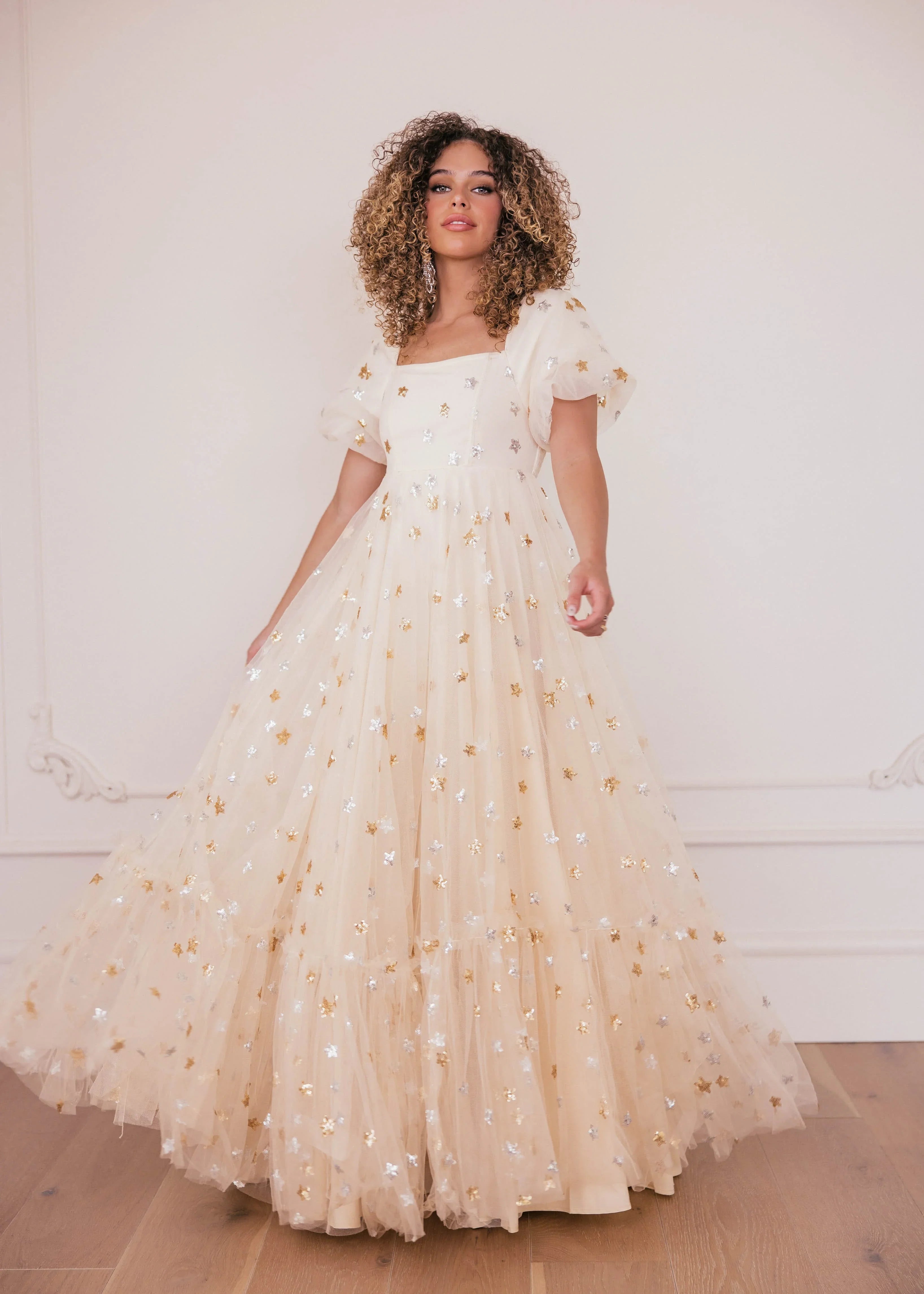 Wendy Dress Cream Star by JessaKae