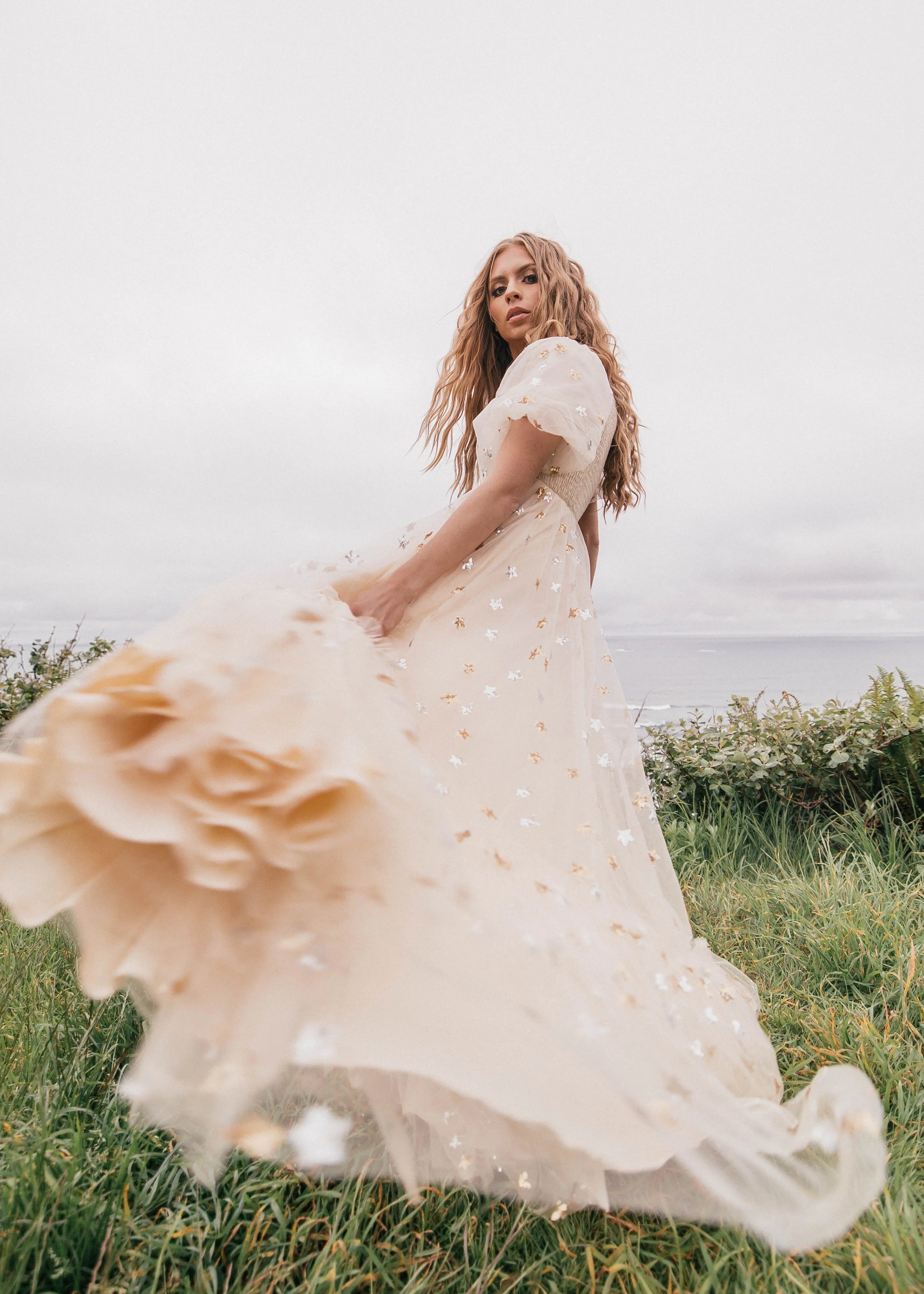 Wendy Dress Cream Star by JessaKae