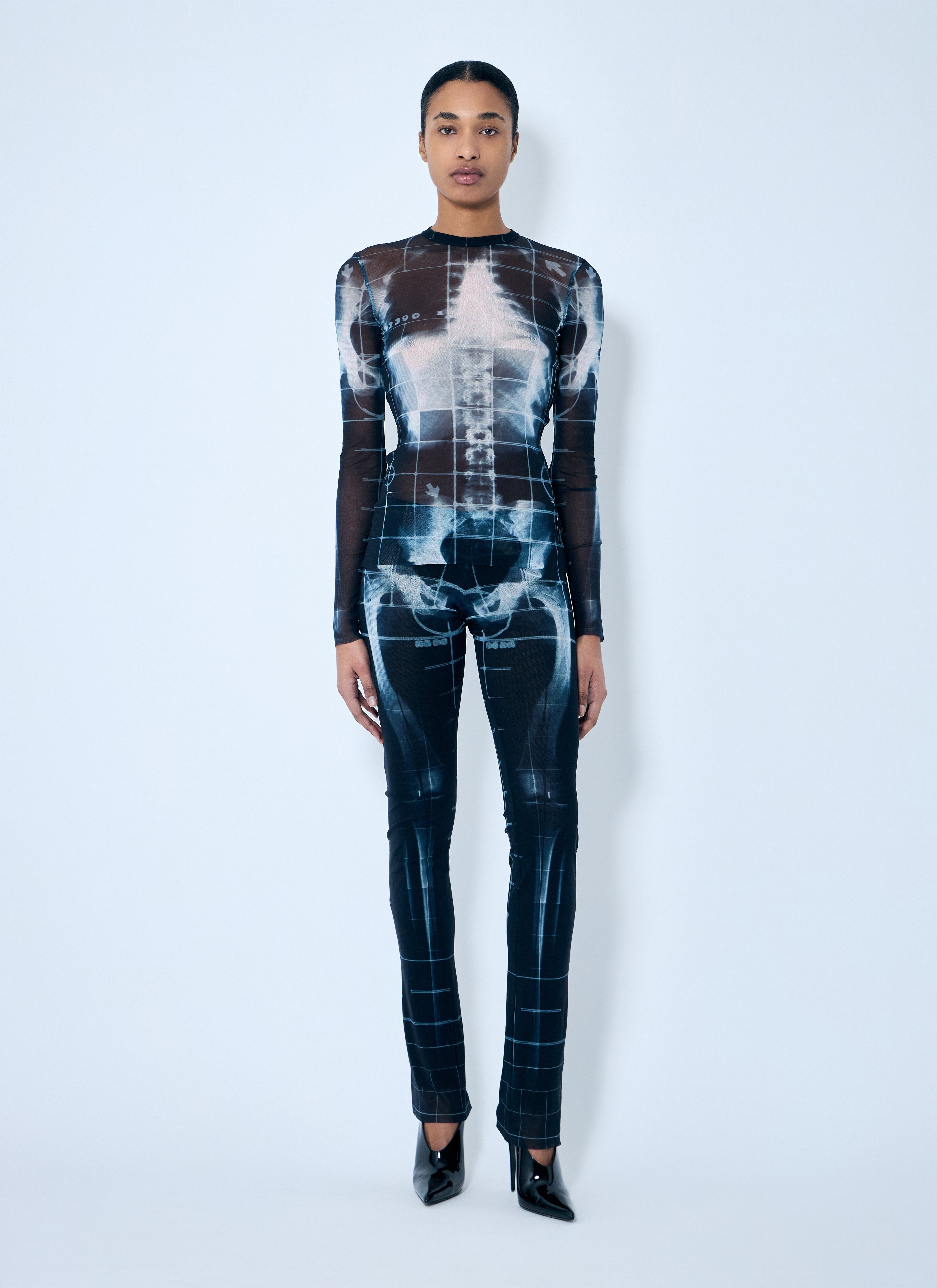 Jean Paul Gaultier Women Squeletor Mesh Pants by Luosophy