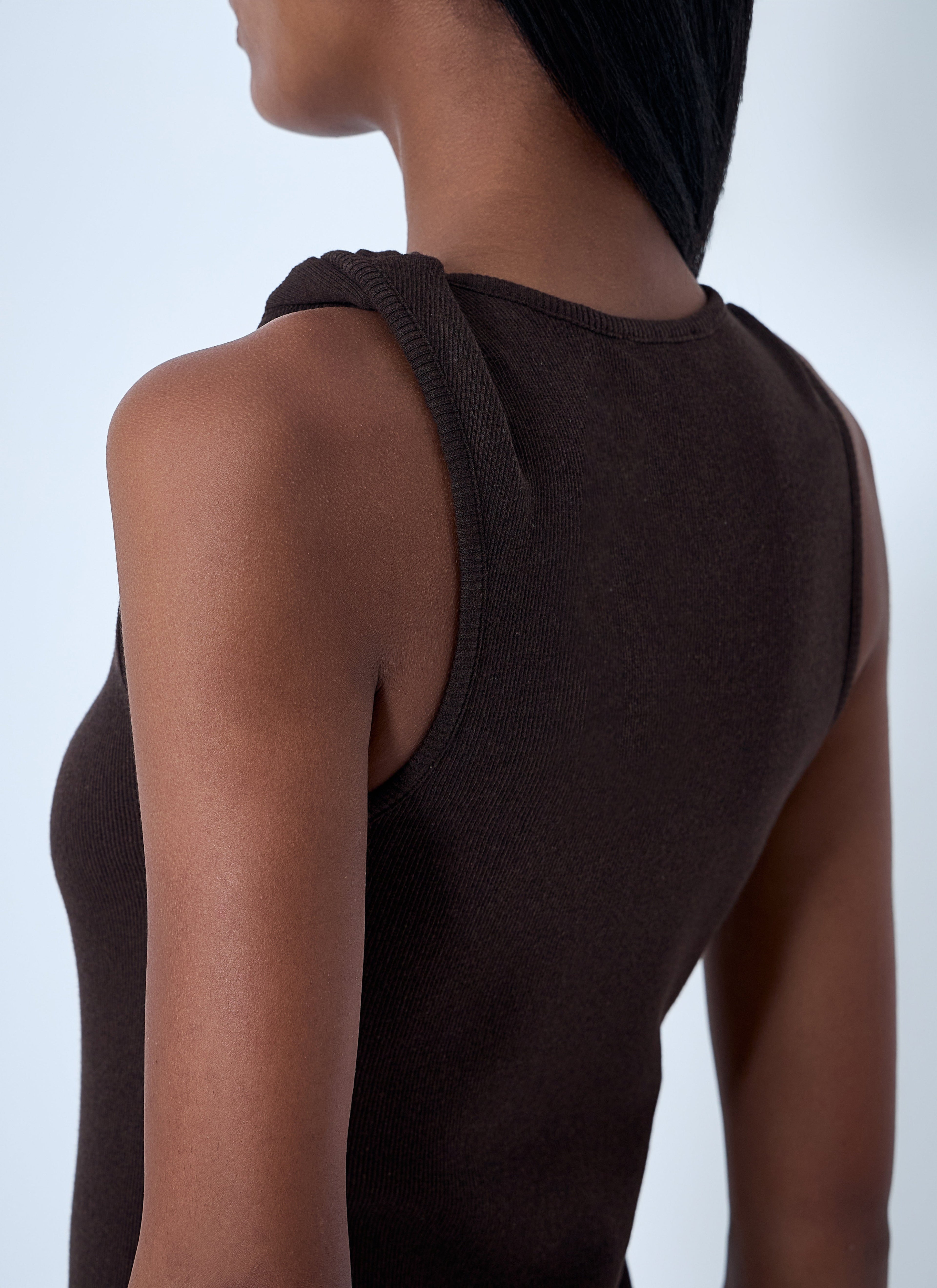 Jw Anderson Women Logo Motif Rib Dress by Luosophy