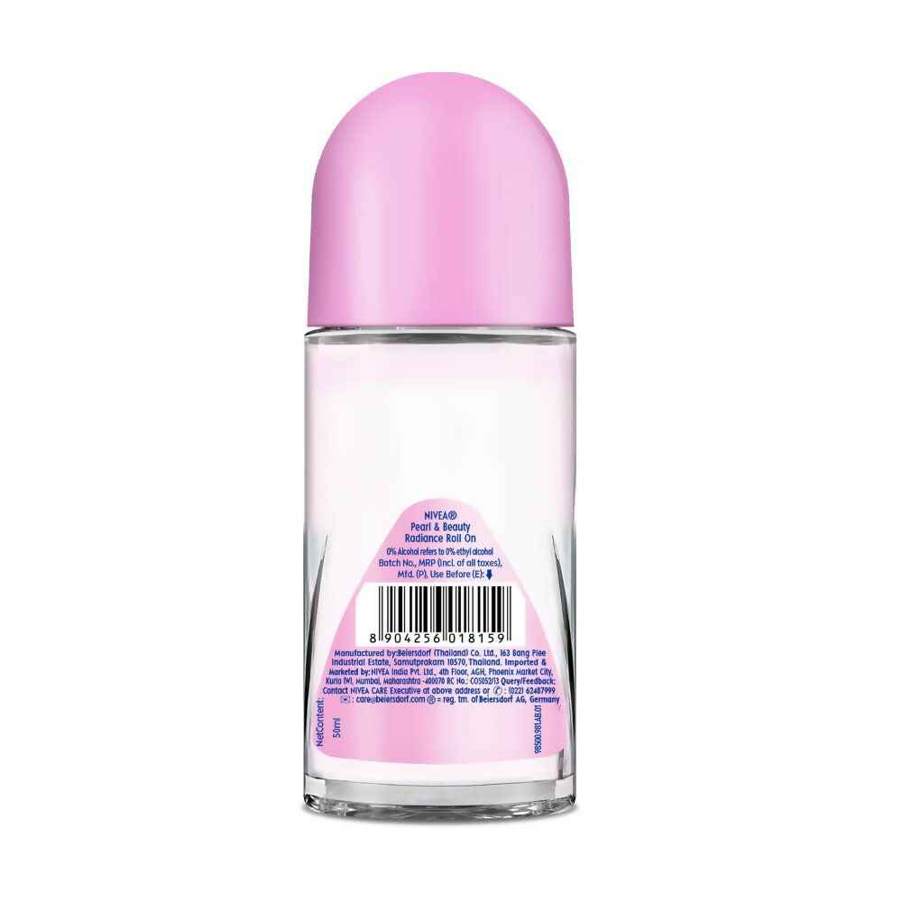 Nivea Deodorant Roll On Pearl & Beauty Radiance For Eventoned Smooth & Beautiful Underarms