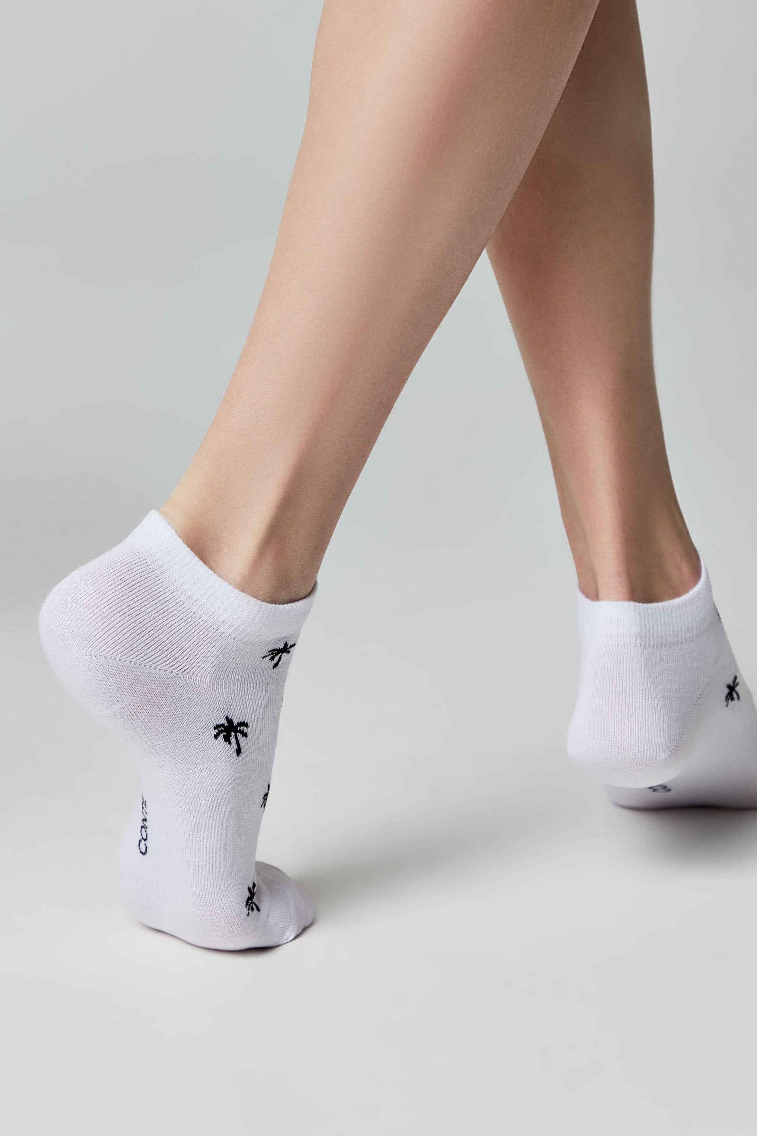 Cotton Ankle Socks Conte Active - 589 Palm Trees