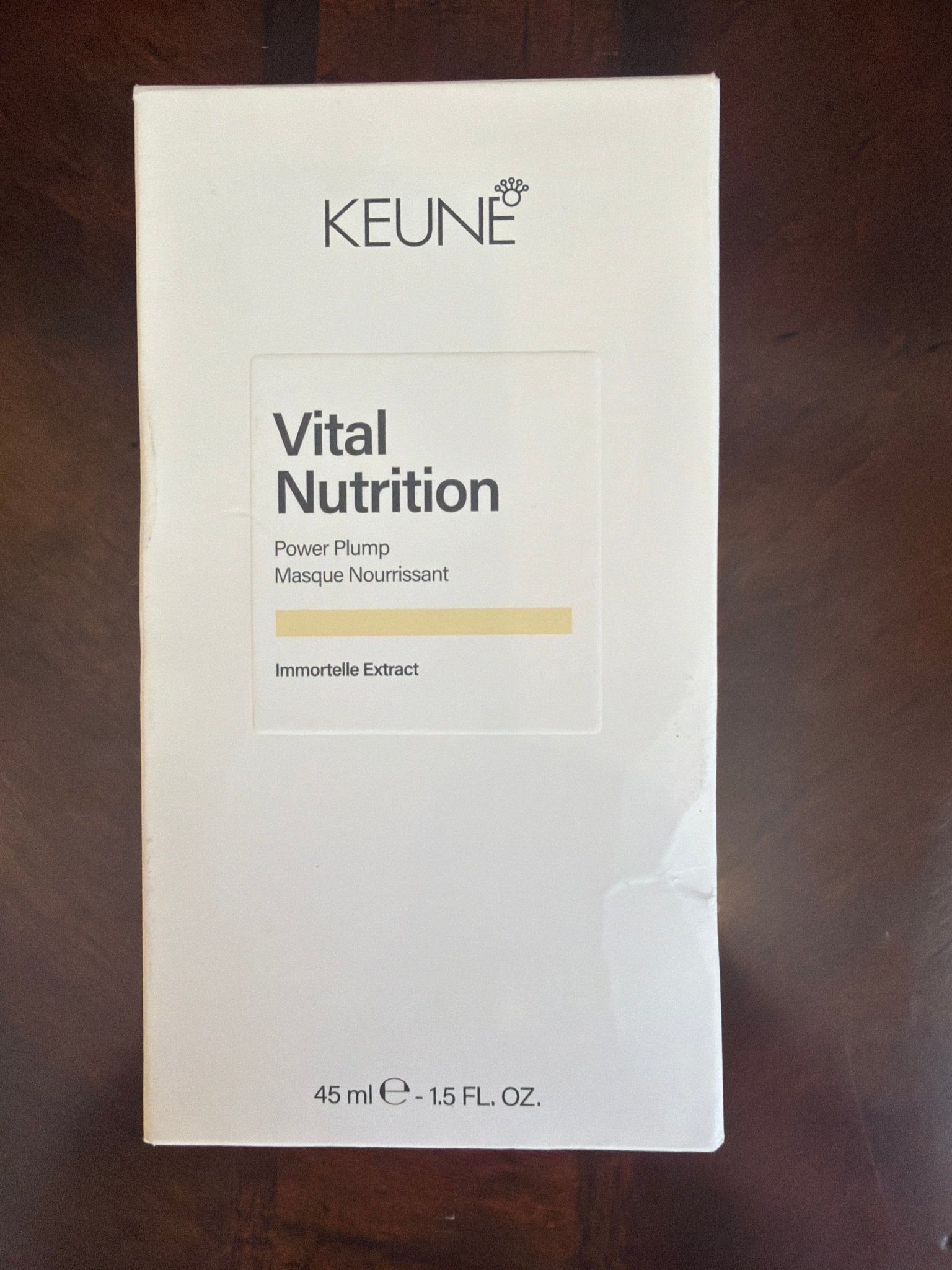 Keune Vital Nutrition Power Plump Masque with Immortelle Extract 1.5 fl oz / 45 ml
