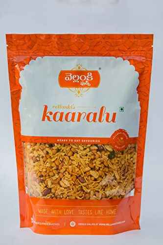 Vellanki Foods Namkeen Combo Pack (250g Each) - Muruku, Chegodi, Vampoosa, Mixture