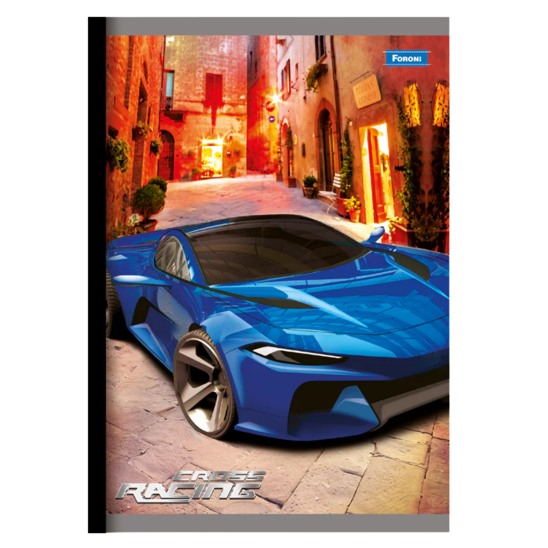 Sports Car Spiral Notebook (8.5?×11?, 200 hojas) DestGlow