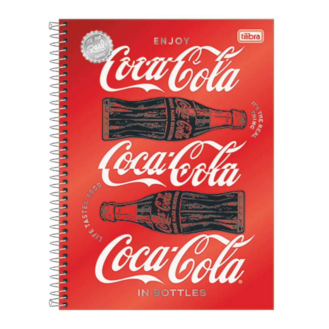 Coca‑Cola Spiral Notebook (8.5″×11″, 160 hojas) by Farmacias Savia