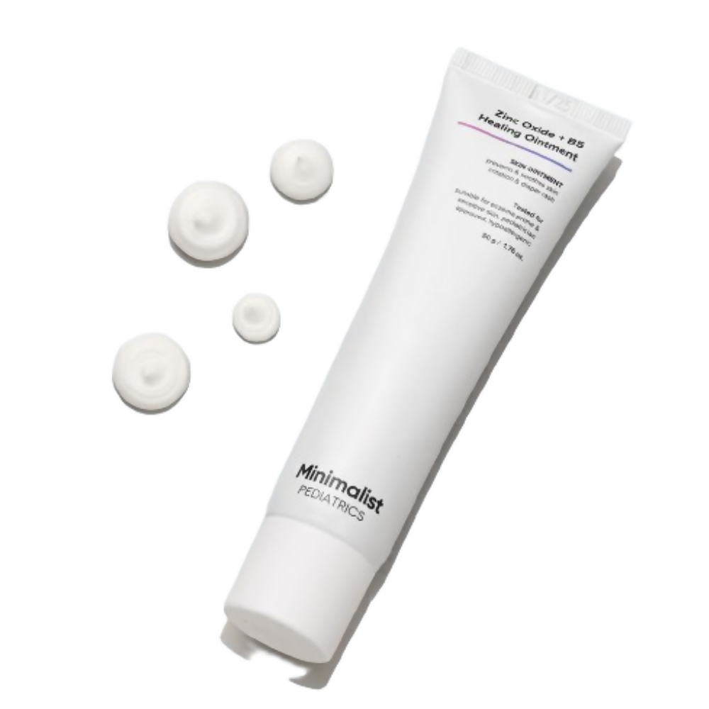 Minimalist Baby Rash Cream Zinc Oxide + B5 Healing Ointment For Drool & Diaper Rash by Dista
