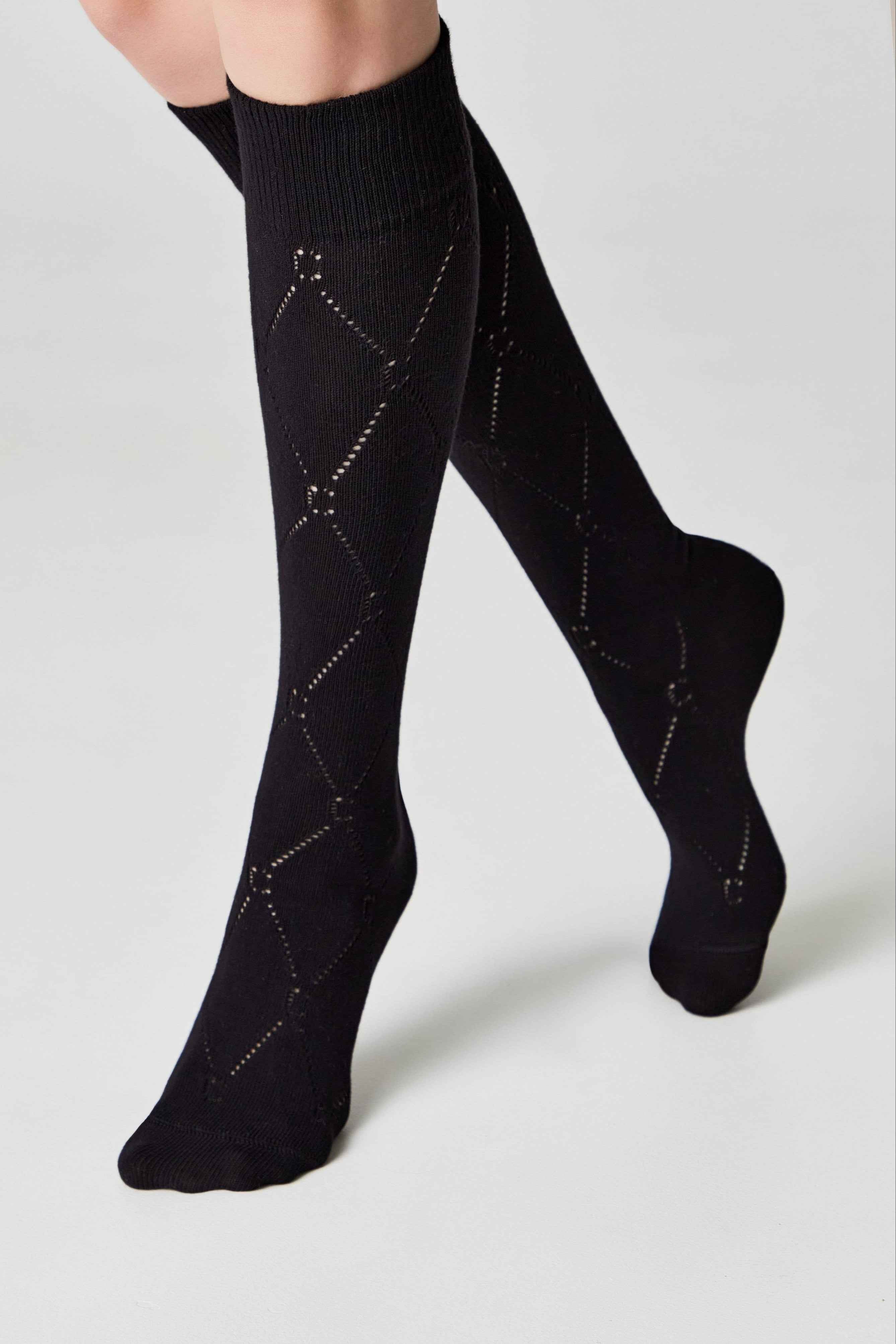 Cotton Knee Highs Conte Classic 007 DestGlow