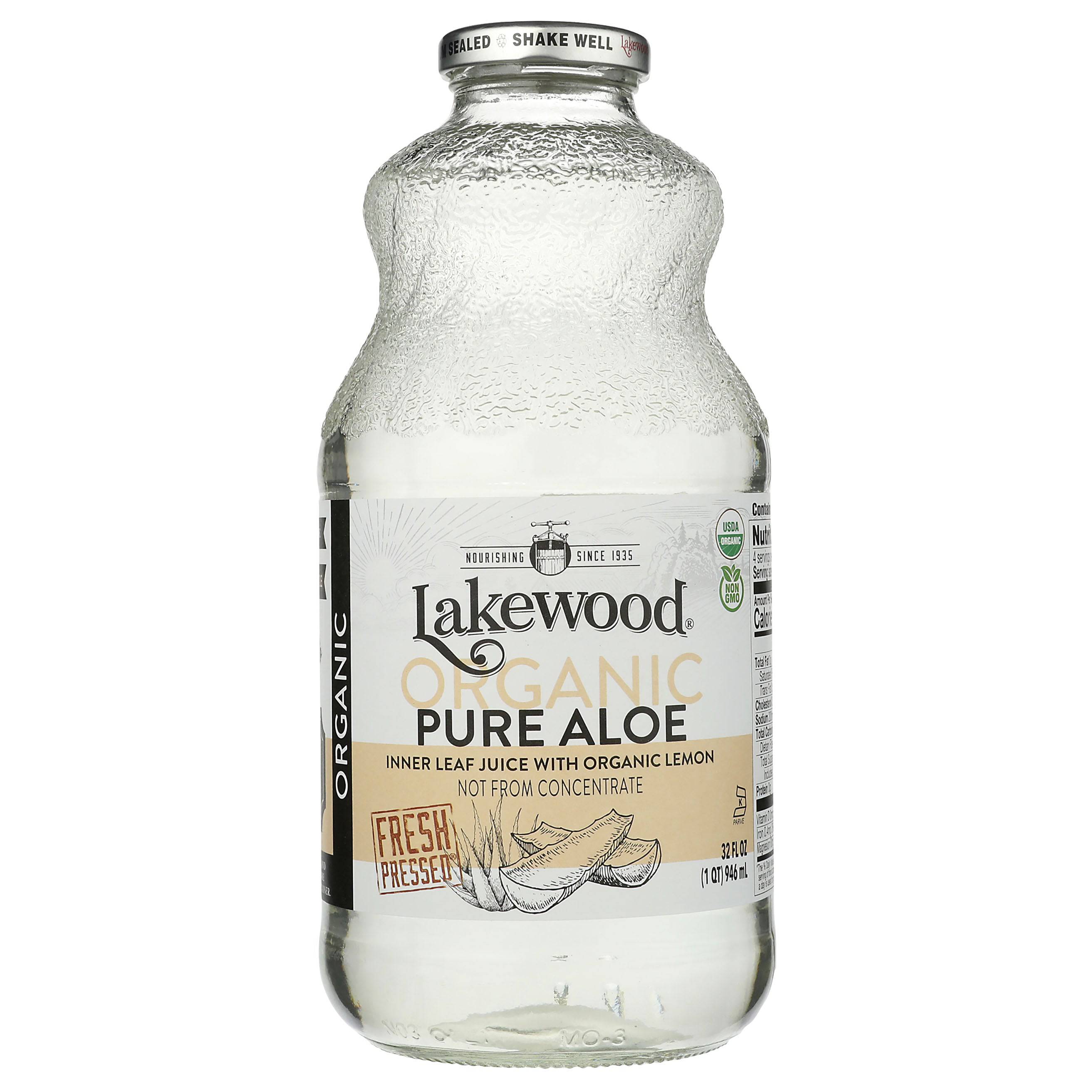 Organic Aloe Juice with Lemon