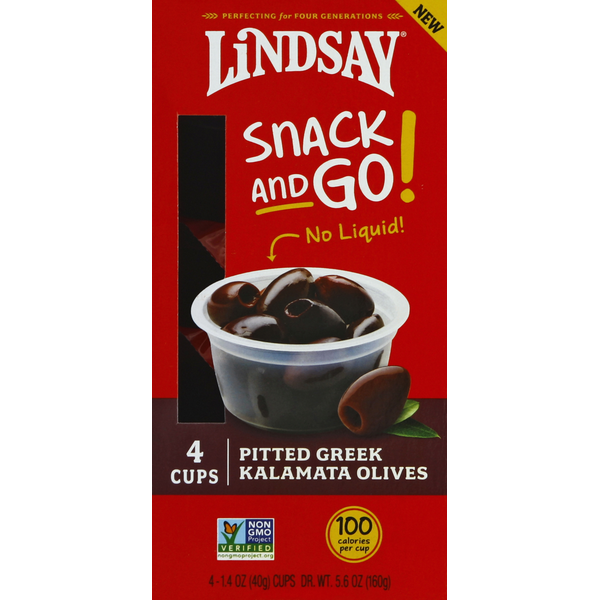 Lindsay Olives, Greek Kalamata, Pitted