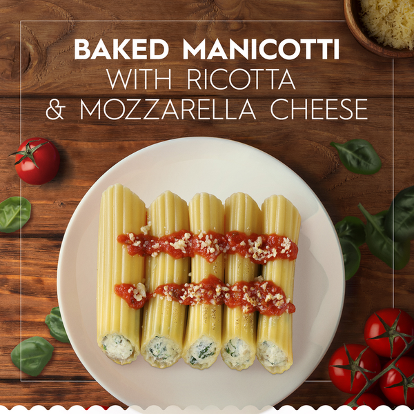 Barilla Manicotti - Non-GMO Pasta Made with Durum Wheat Semolina & Kosher Certified