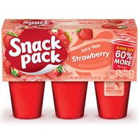Snack Pack Juicy Gels, Strawberry️
