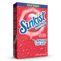 Sunkist Strawberry Drink Sticks, Low Calorie️