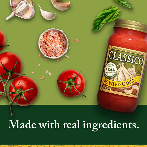 Classico Roasted Garlic & Tomato Spaghetti Pasta Sauce